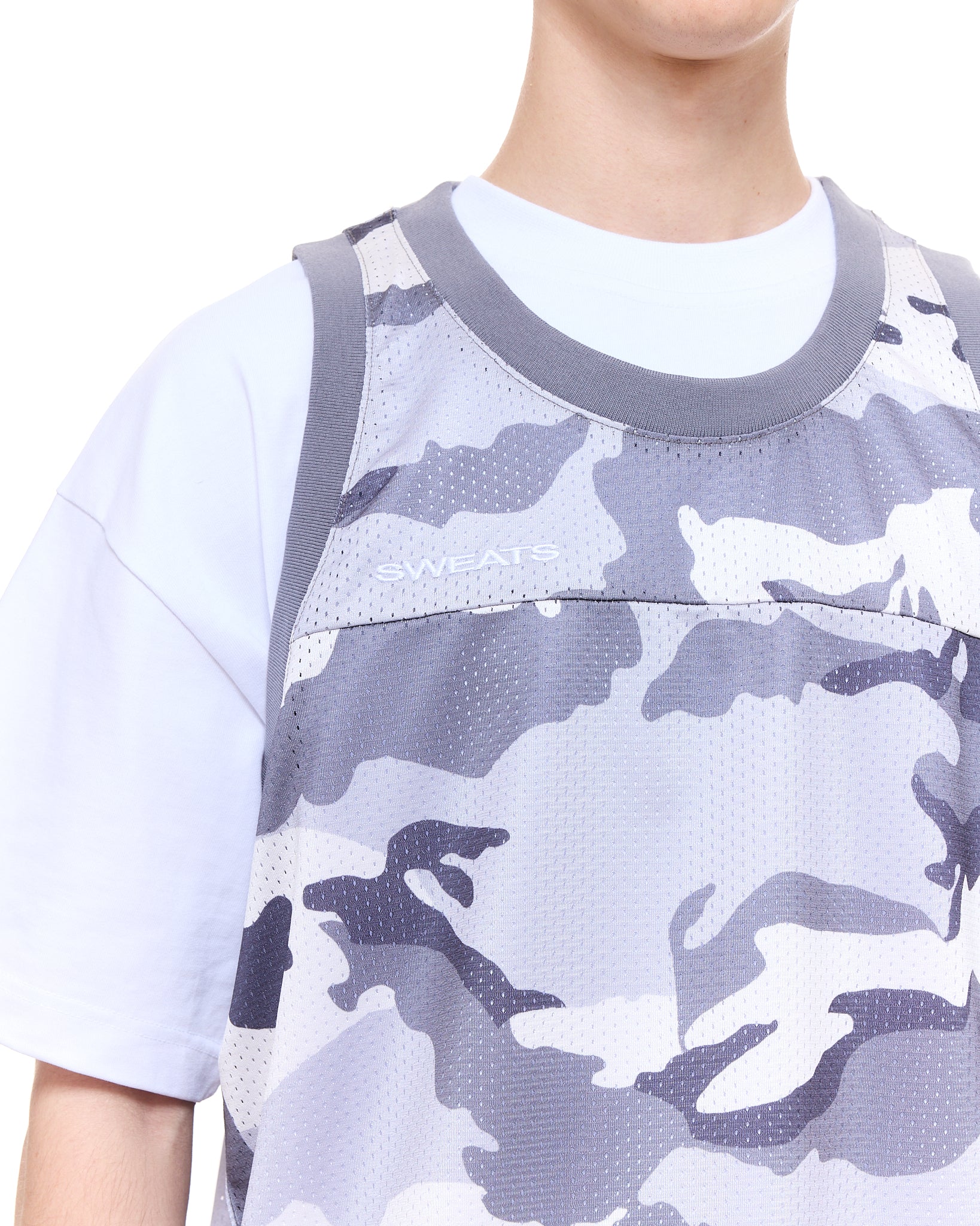 MESH SINGLET - SNOW CAMO - SWEATS EU