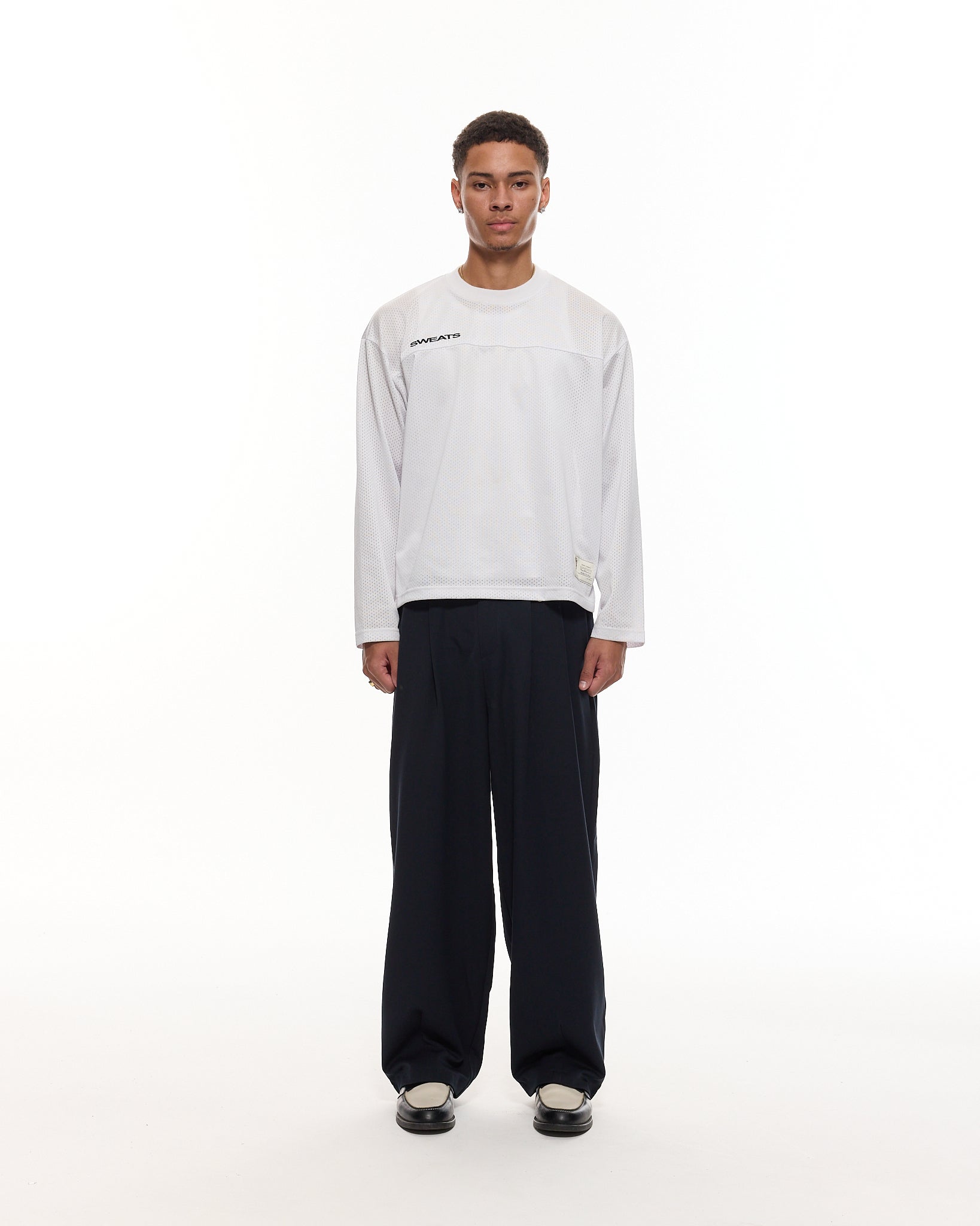 PLEATED PANT - NAVY - SWEATS EU