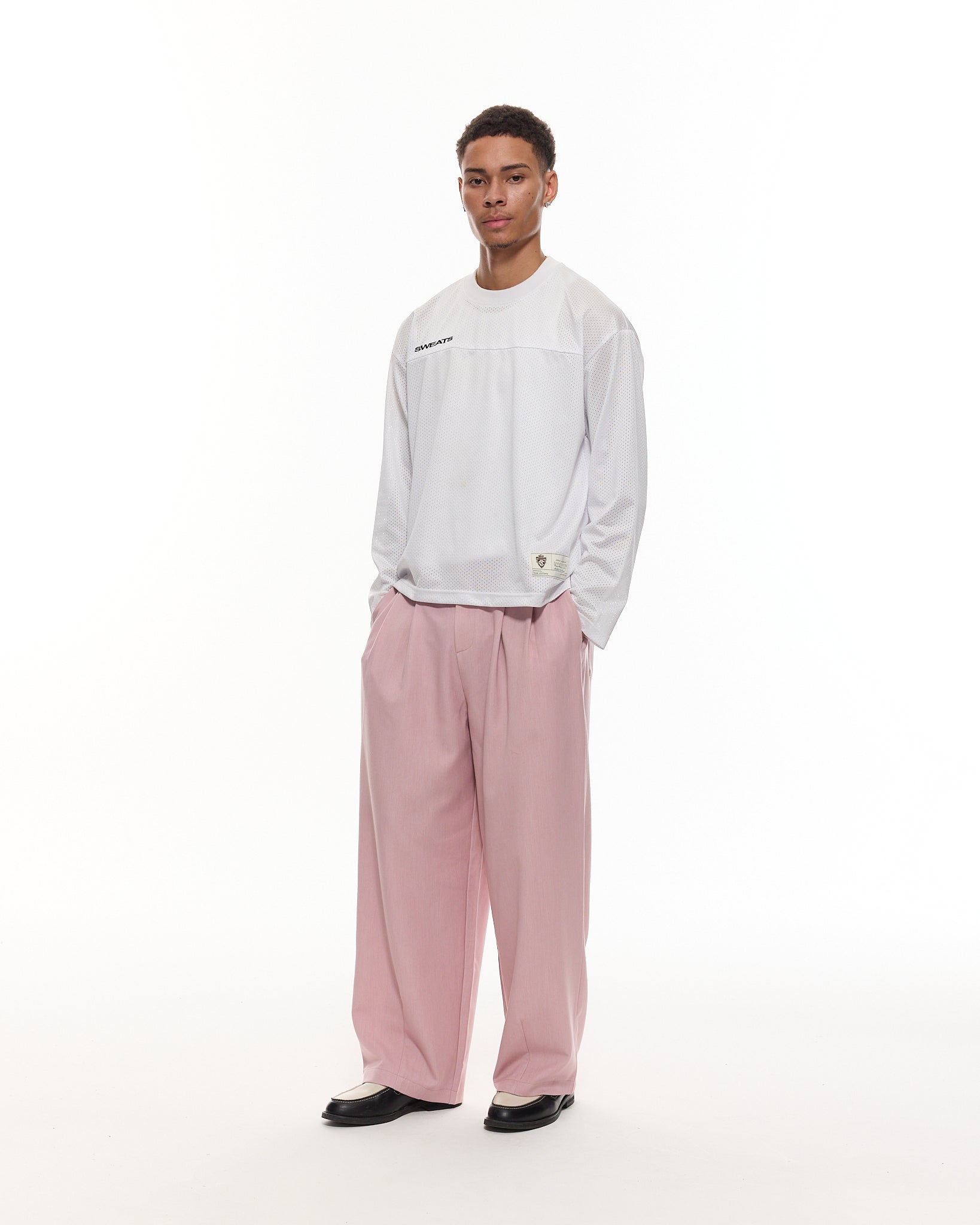 PLEATED PANT - PINK