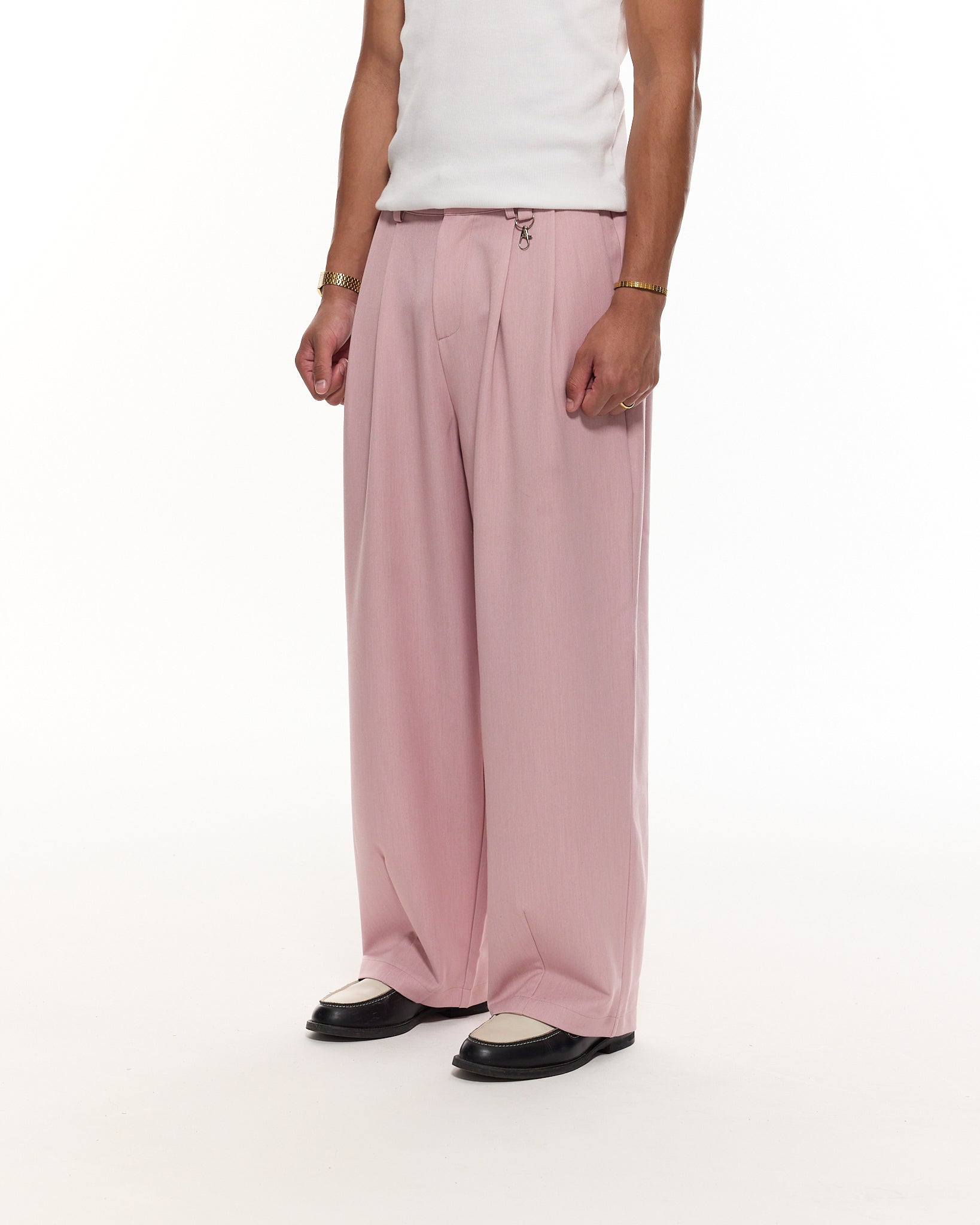 PLEATED PANT - PINK - SWEATS EU