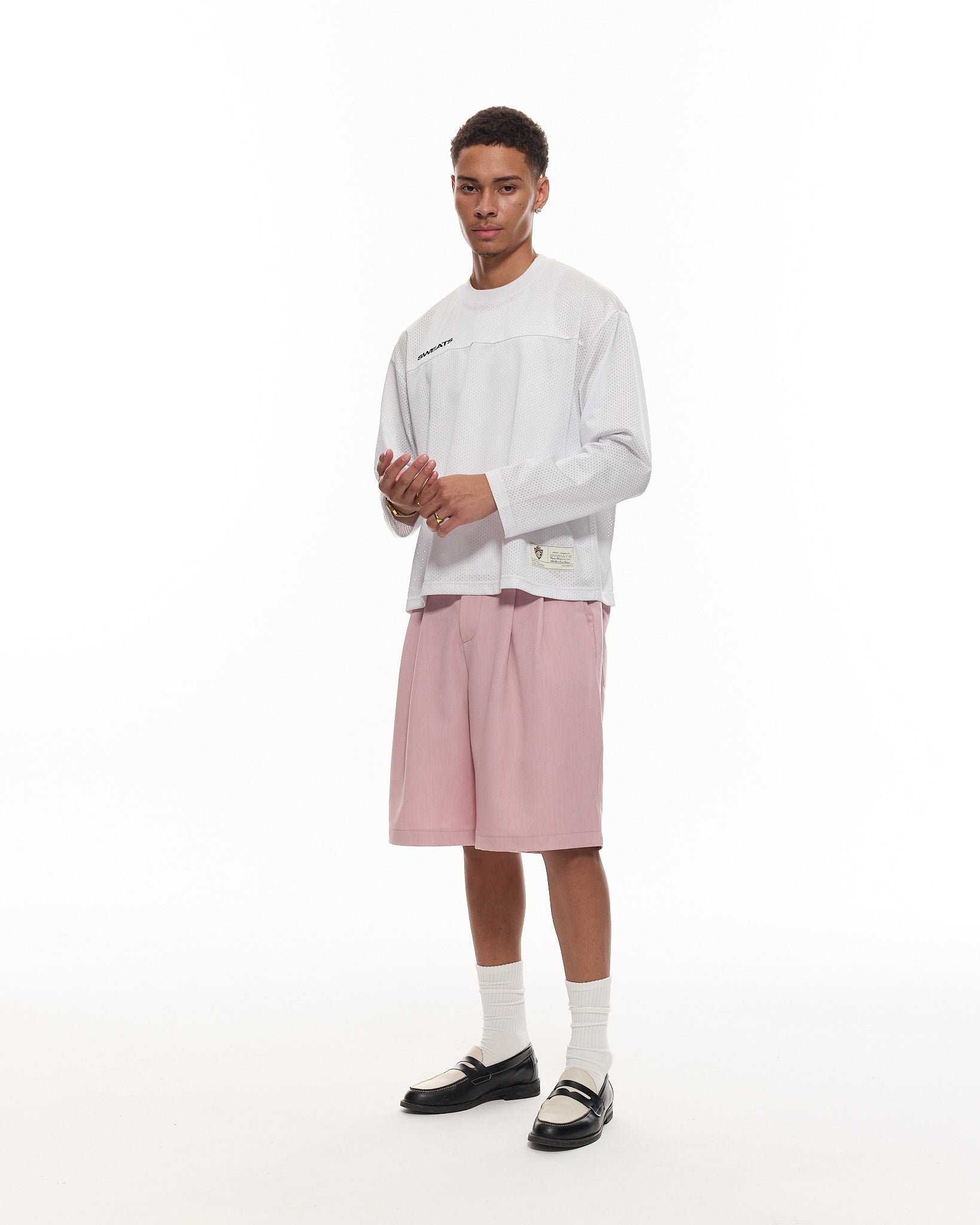 PLEATED SHORT - PINK - SWEATS EU