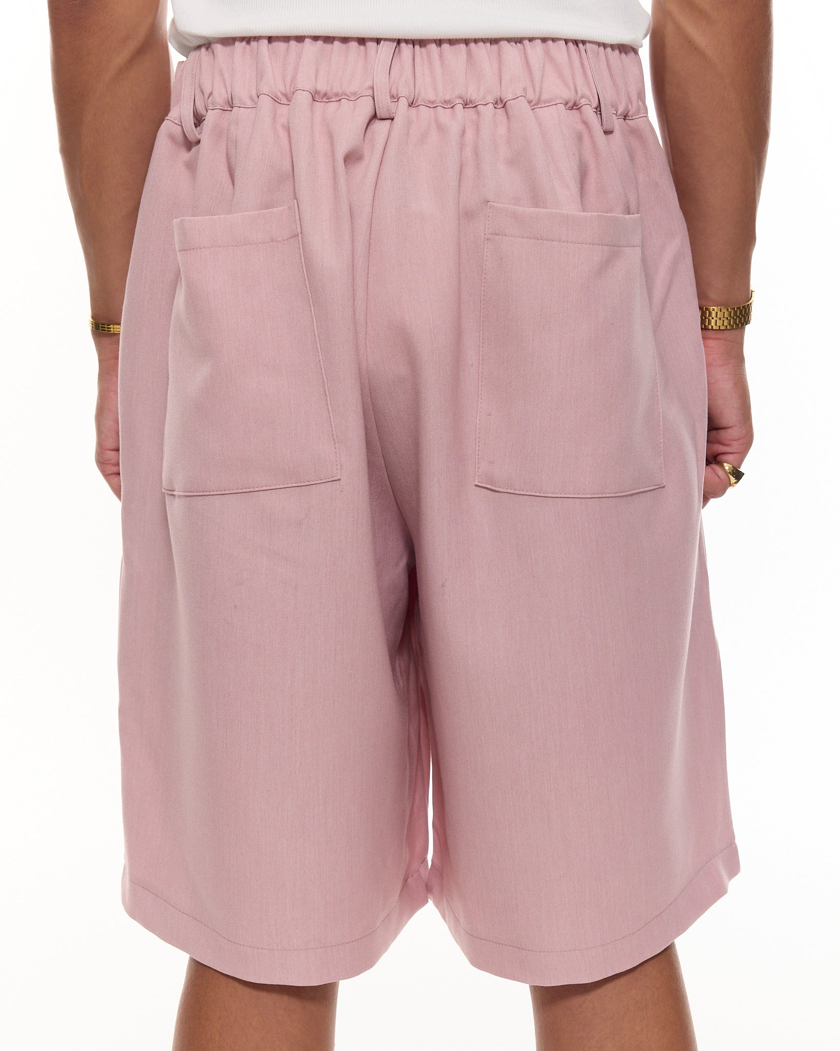 PLEATED SHORT - PINK - SWEATS EU