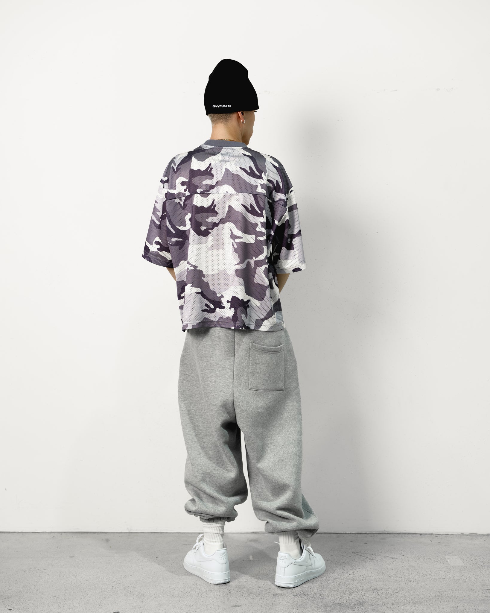 MESH SS T-SHIRT - SNOW CAMO - SWEATS EU