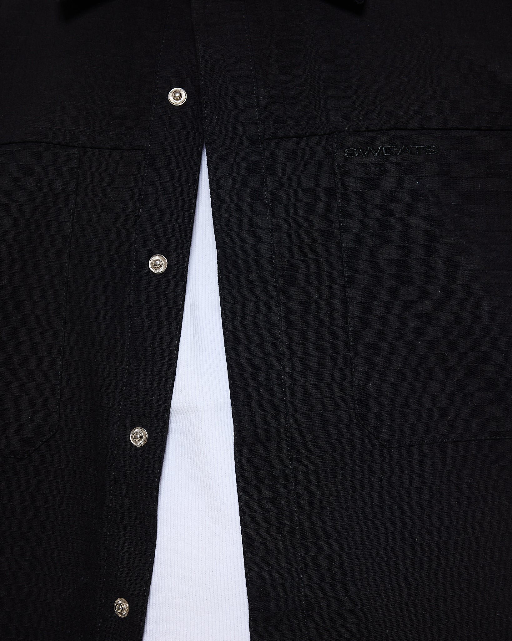 CARGO SS SHIRT - BLACK - SWEATS EU
