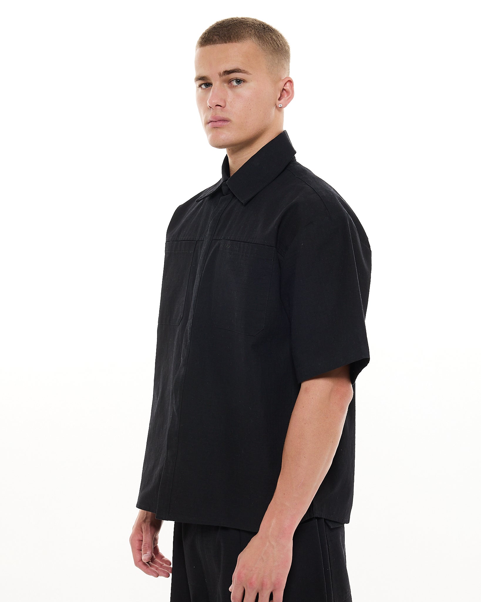 CARGO SS SHIRT - BLACK - SWEATS EU