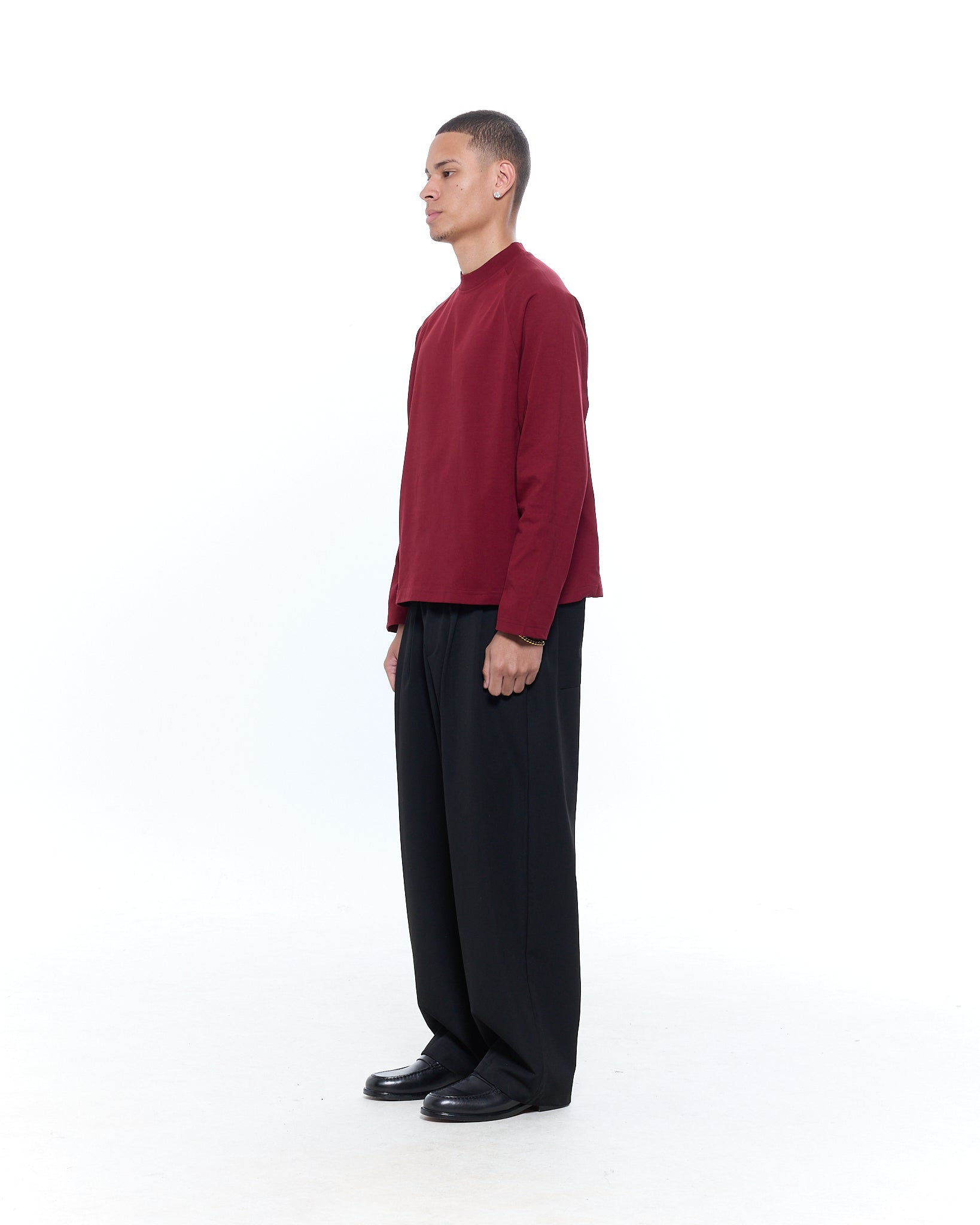 Long Sleeve T-Shirt - Burgundy - SWEATS EU