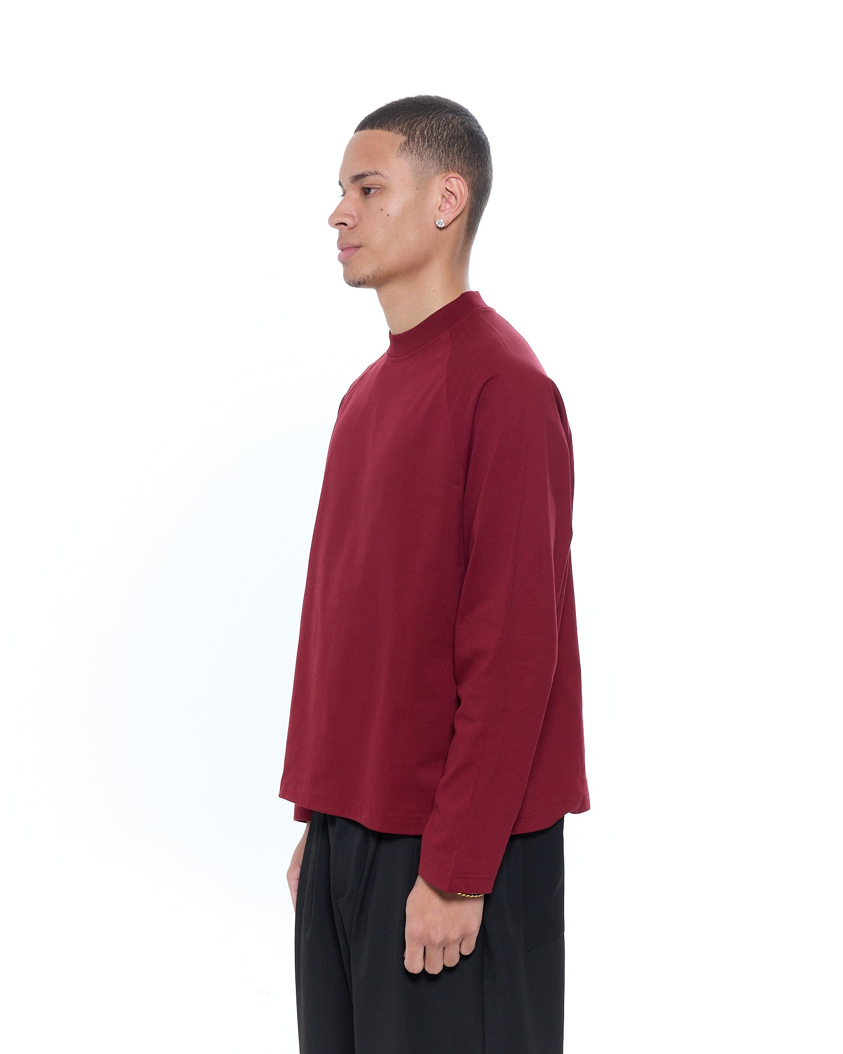 Long Sleeve T-Shirt - Burgundy - SWEATS EU