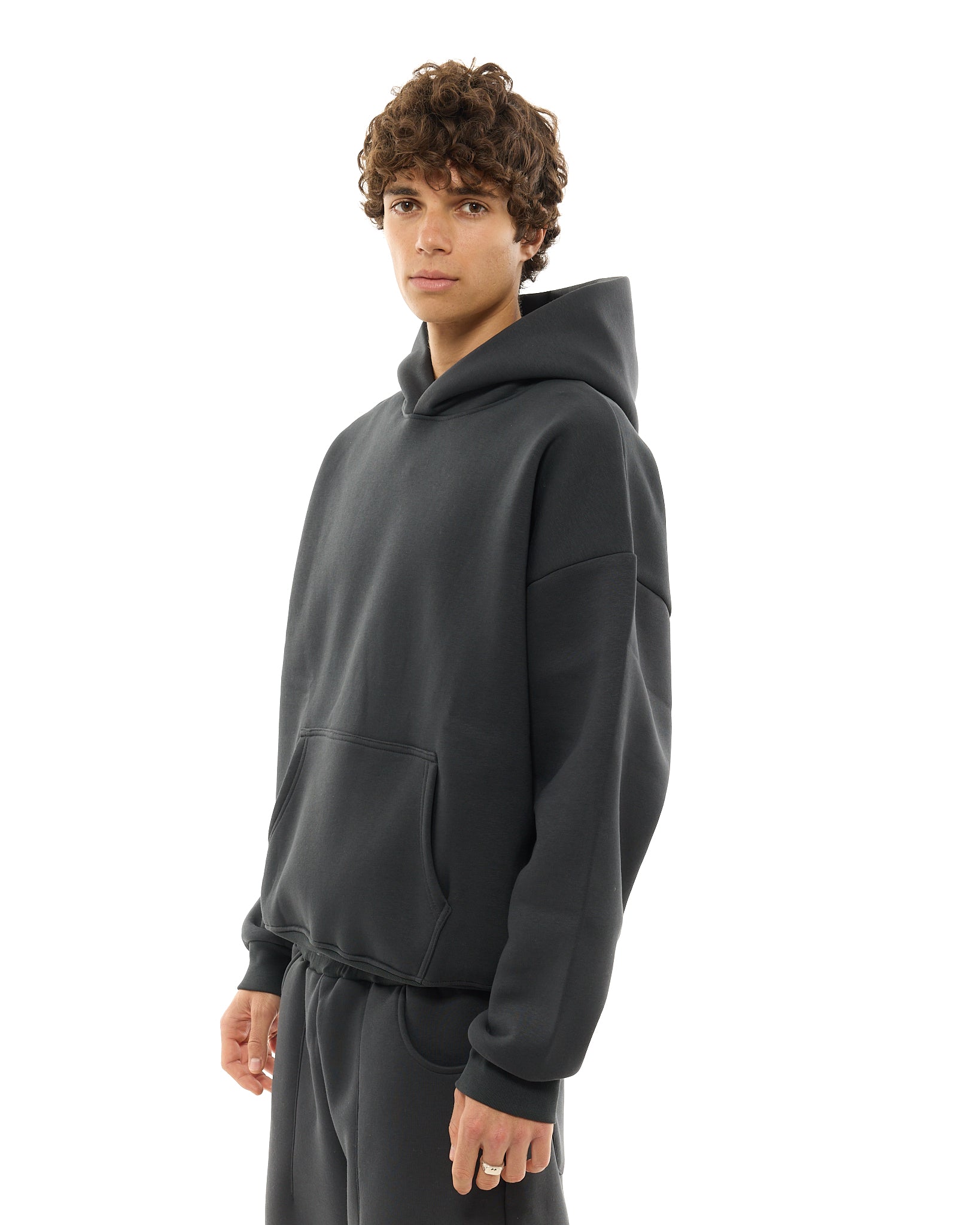 COZY HOODIE - GRANITE - SWEATS EU