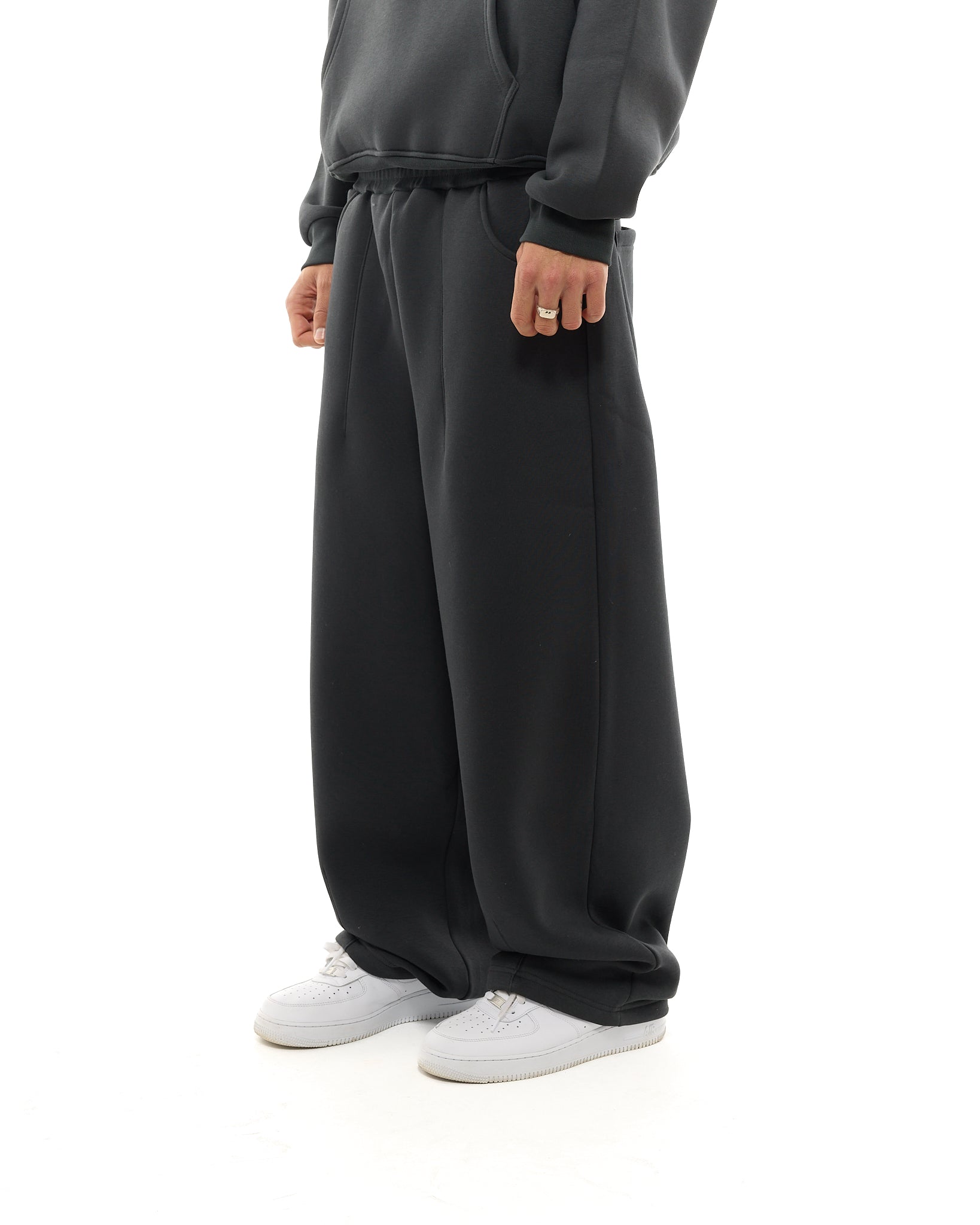 COZY STRAIGHT LEG SWEATS - GRANITE - SWEATS EU