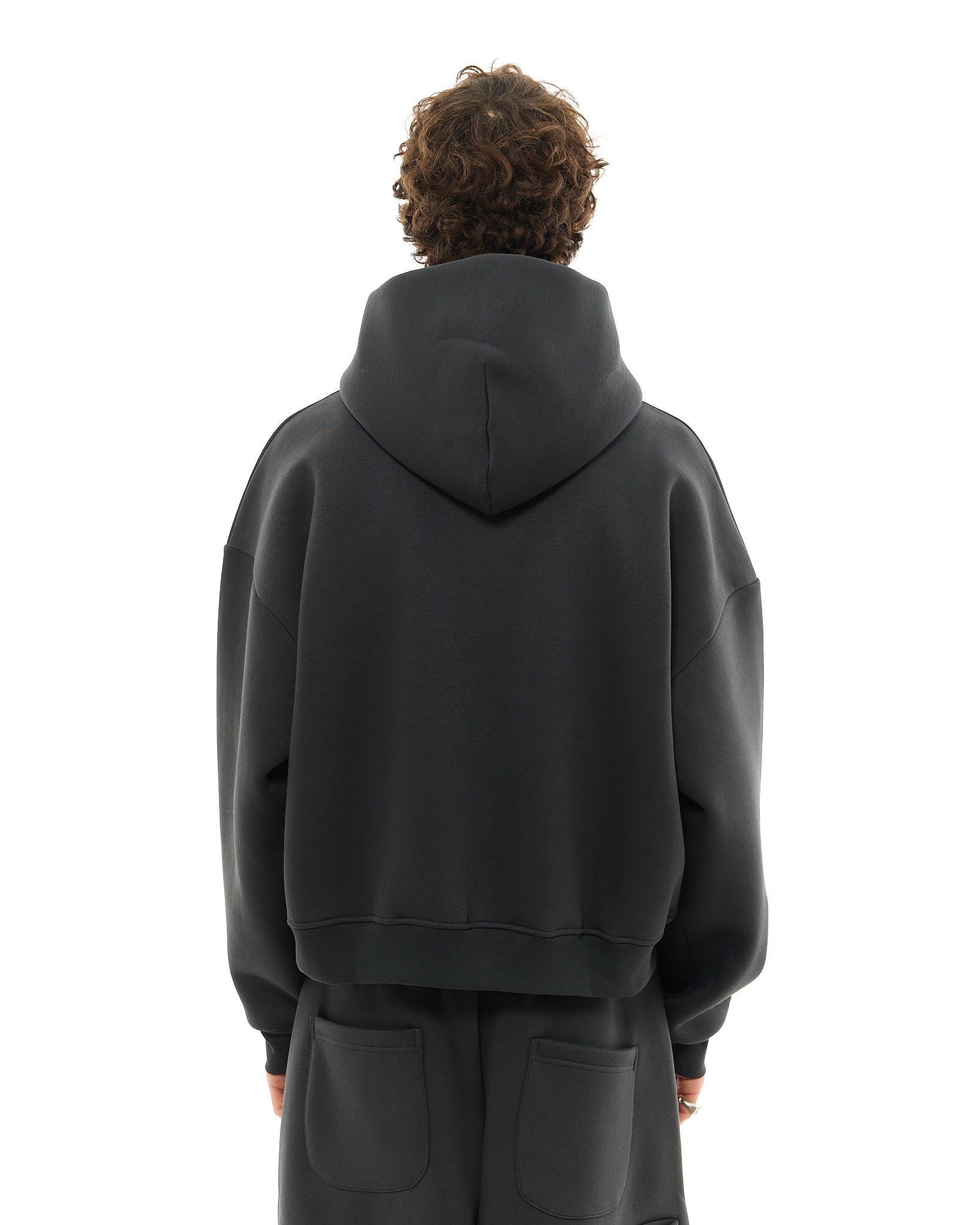 COZY ZIP UP - GRANITE - SWEATS EU