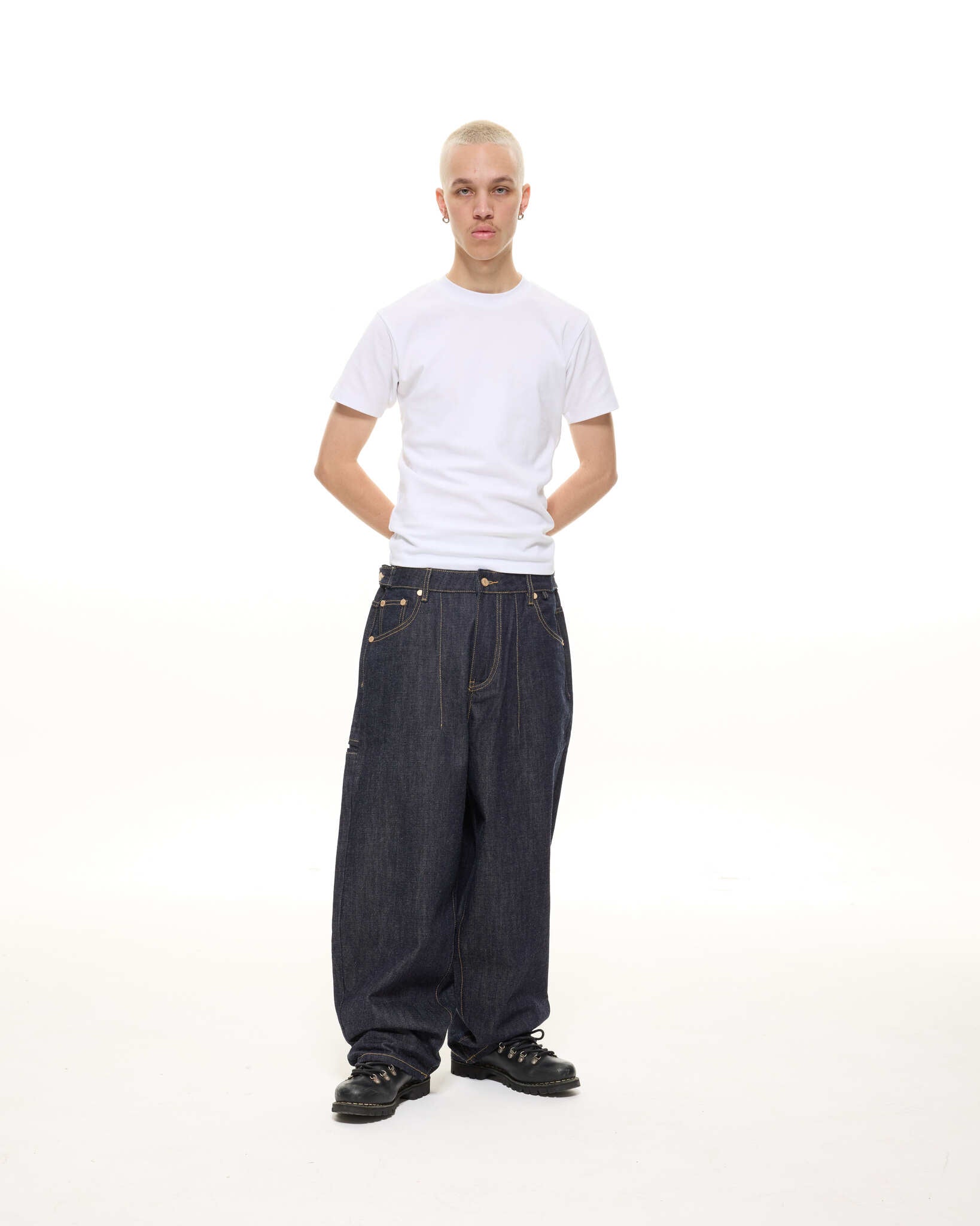 DENIM BAGGY JEANS - INDIGO - SWEATS EU