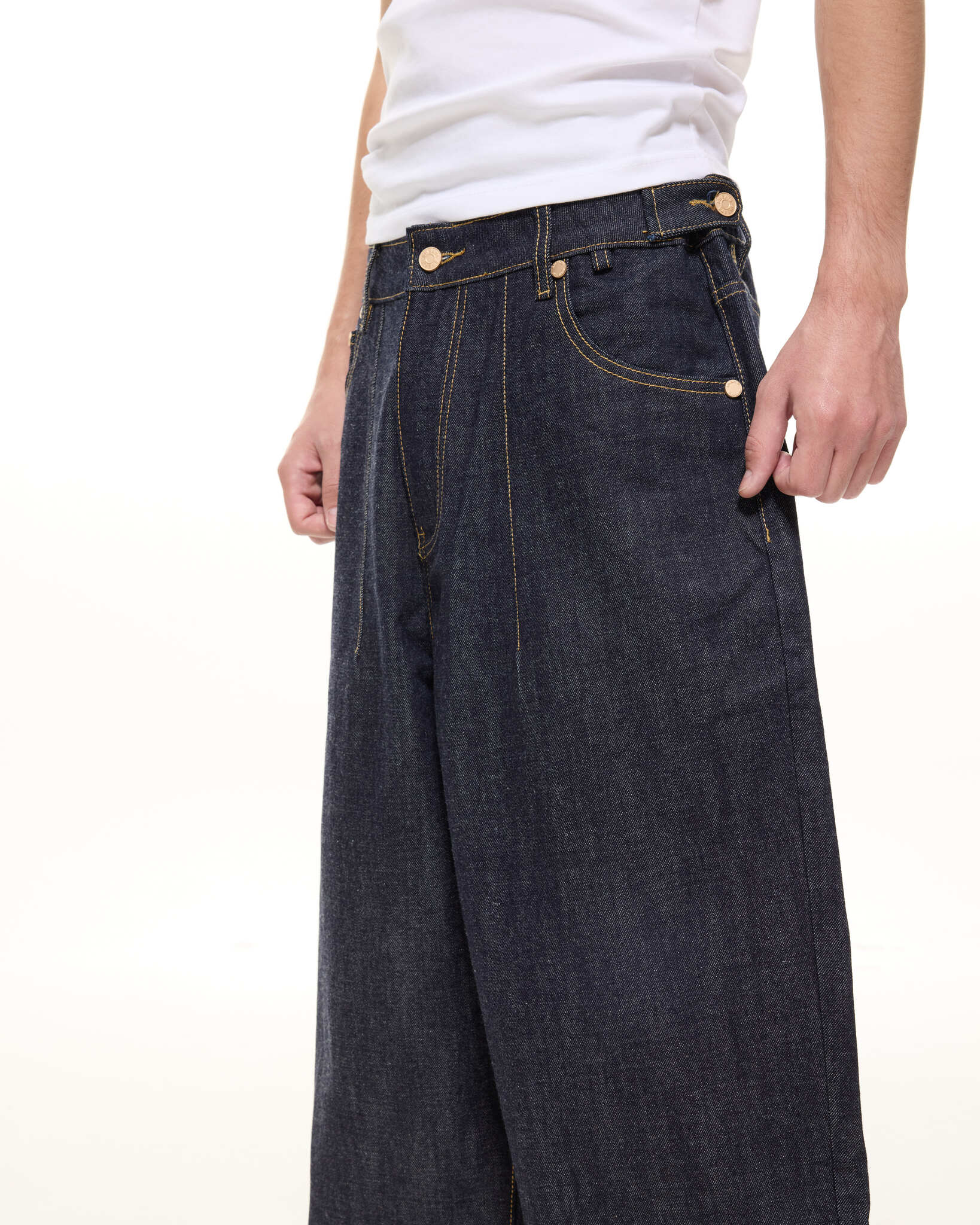 DENIM BAGGY JEANS - INDIGO - SWEATS EU
