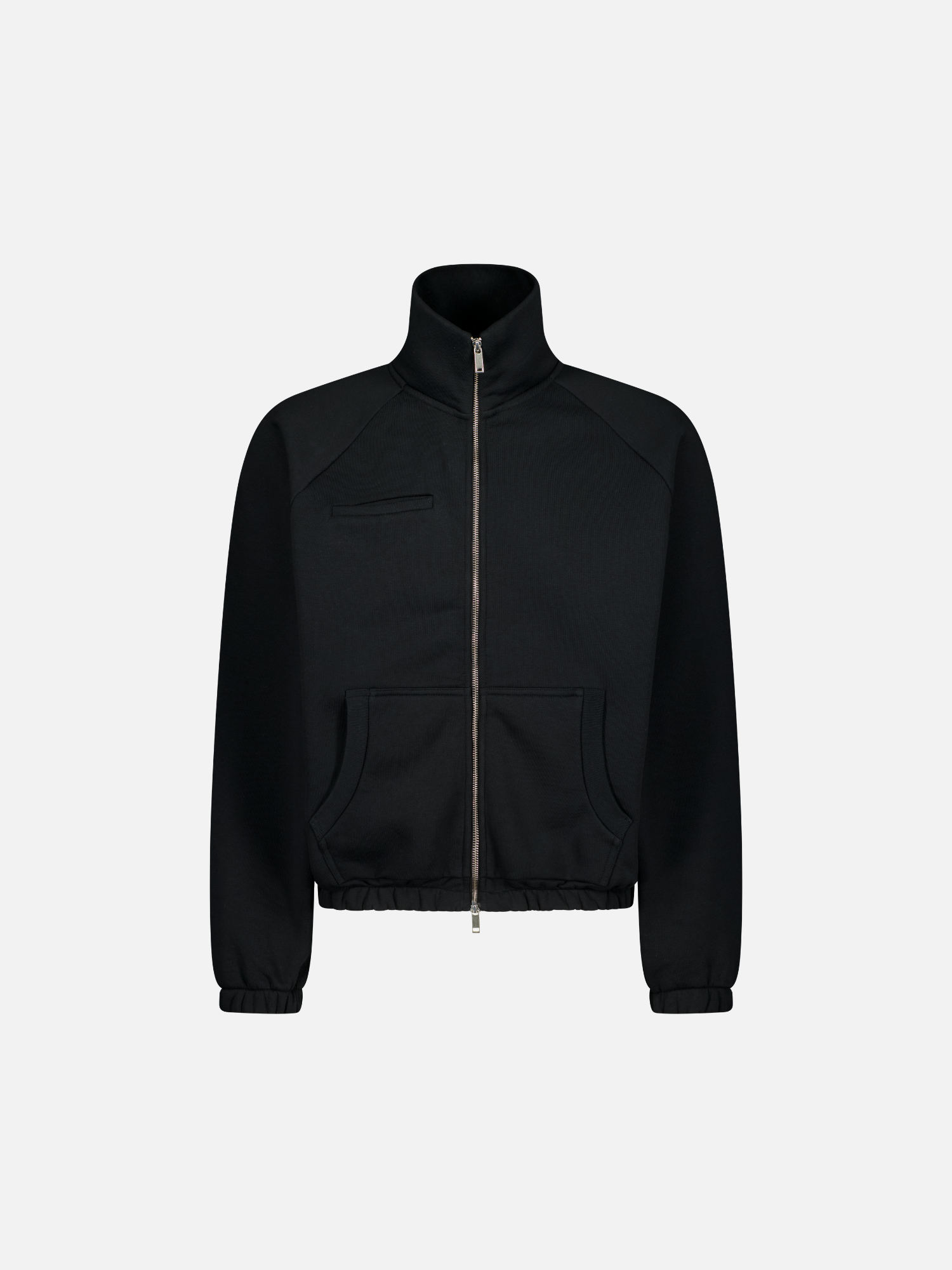 Black Cozy Track Jacket | Sweats Collective