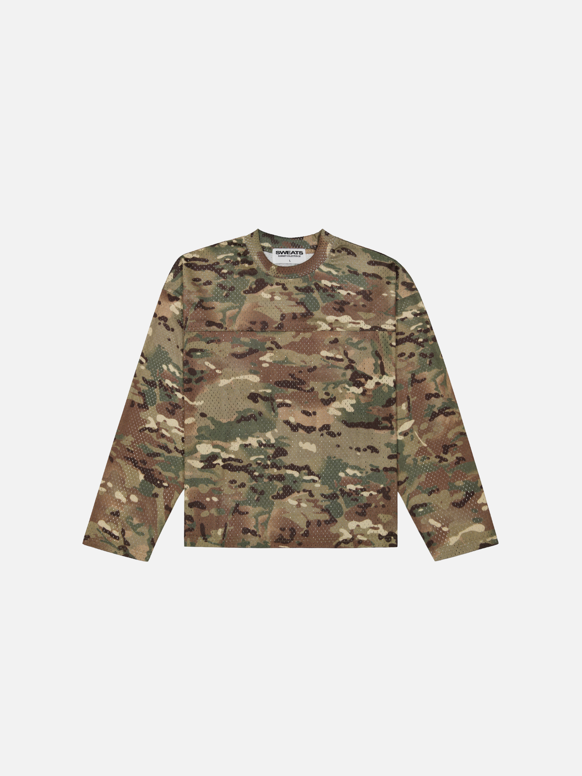トップス SWEATS LONG SLEEVE T-SHIRT - CAMO V2 MESH LS T-SHIRT - CAMO