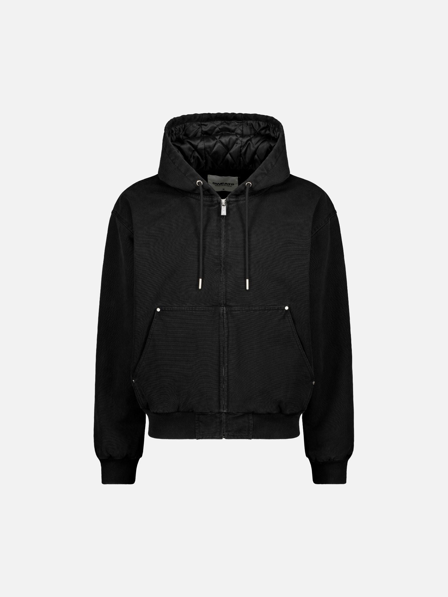 WORKWEAR HOODIE - WASHED BLACK - SWEATS EU