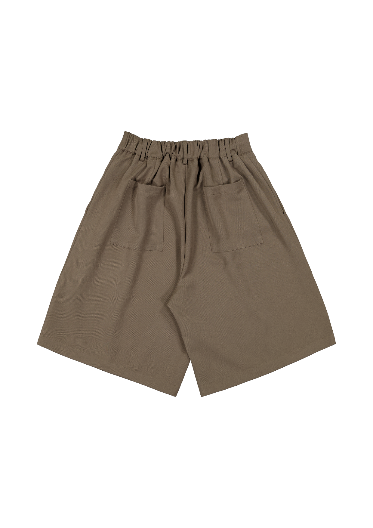 PLEATED SHORT - BROWN