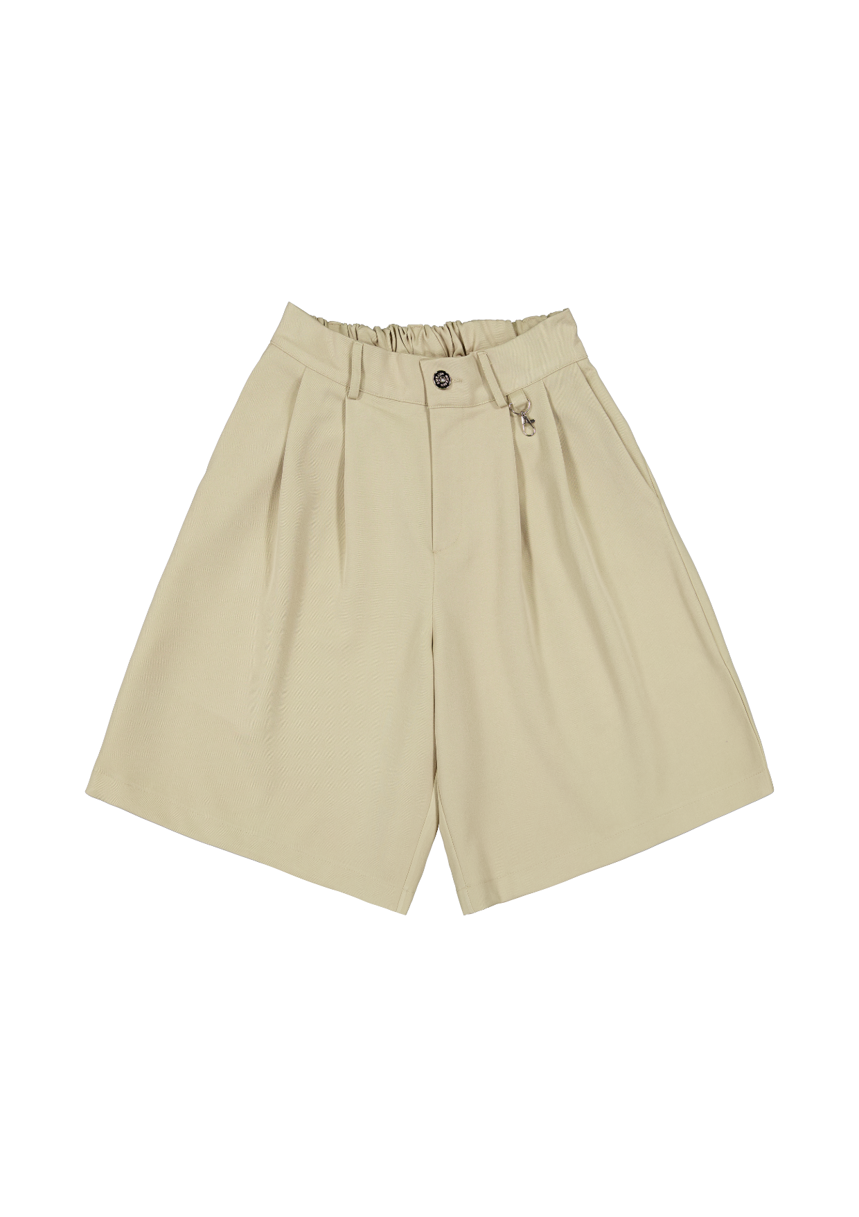 PLEATED SHORT - SAND