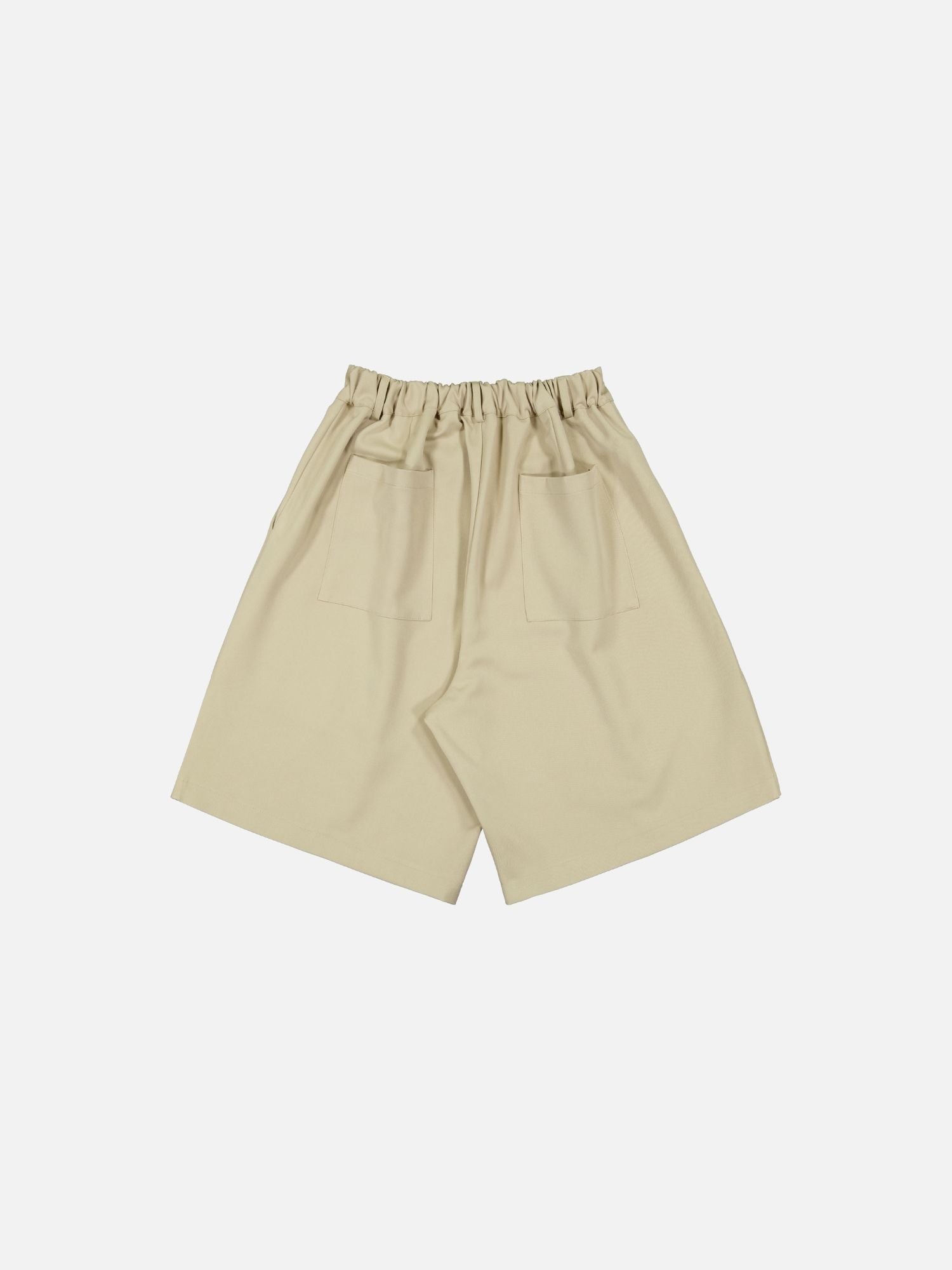PLEATED SHORT - SAND - SWEATS EU