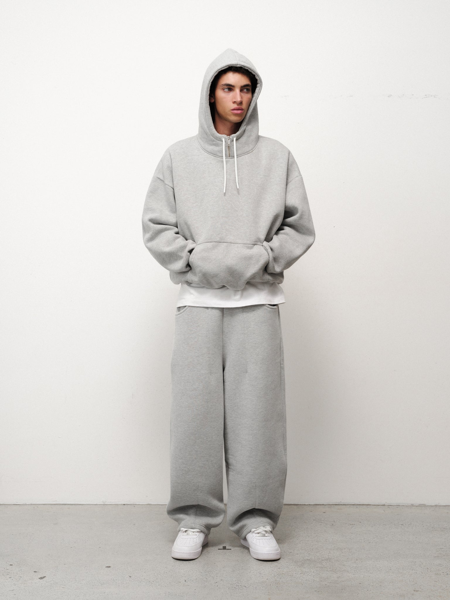 Grey Cozy Tech Hoodie | Sweats Collective