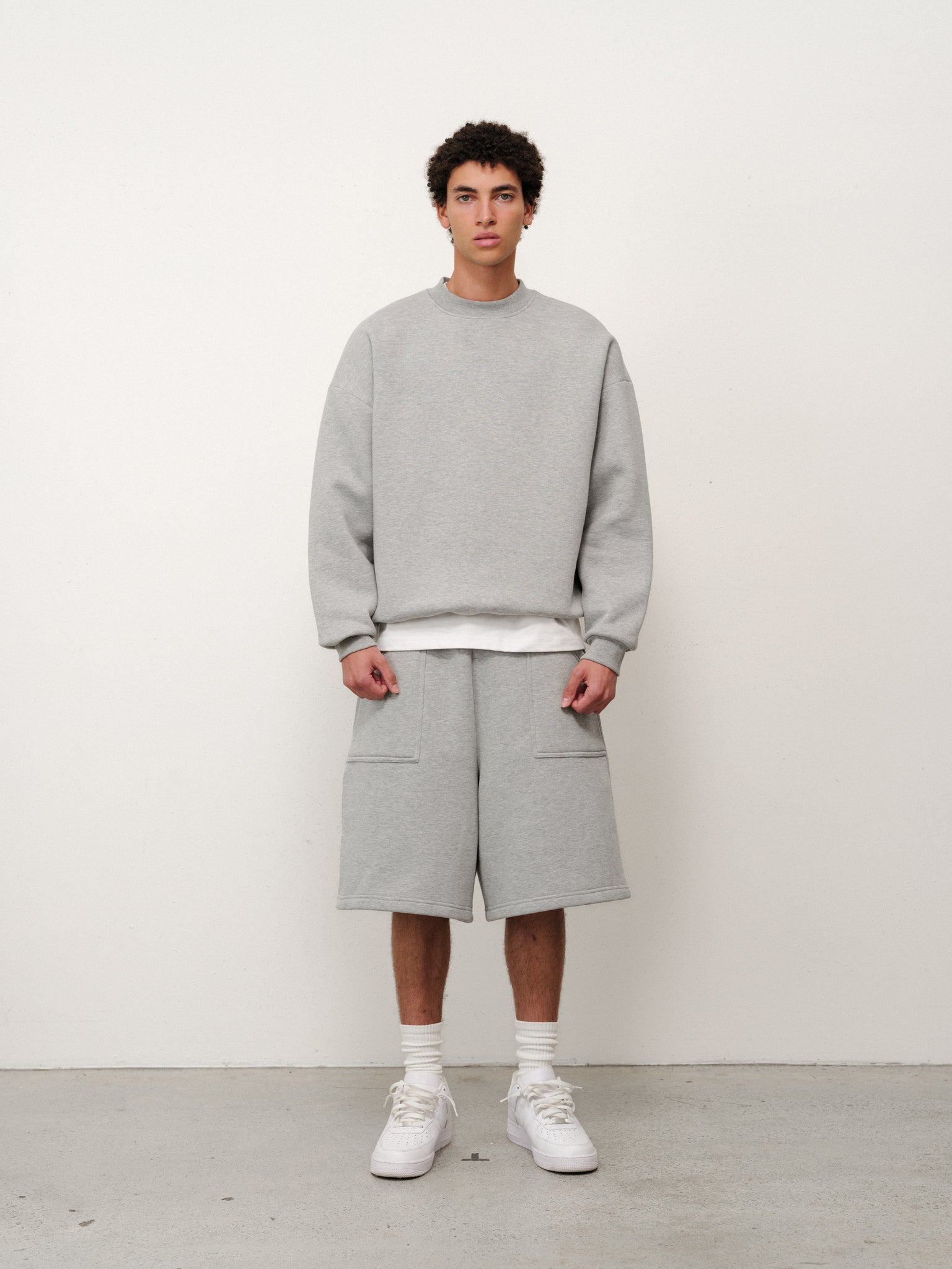 パンツ sweats collective COZY SHORTS - GREY COZY SHORTS - GREY