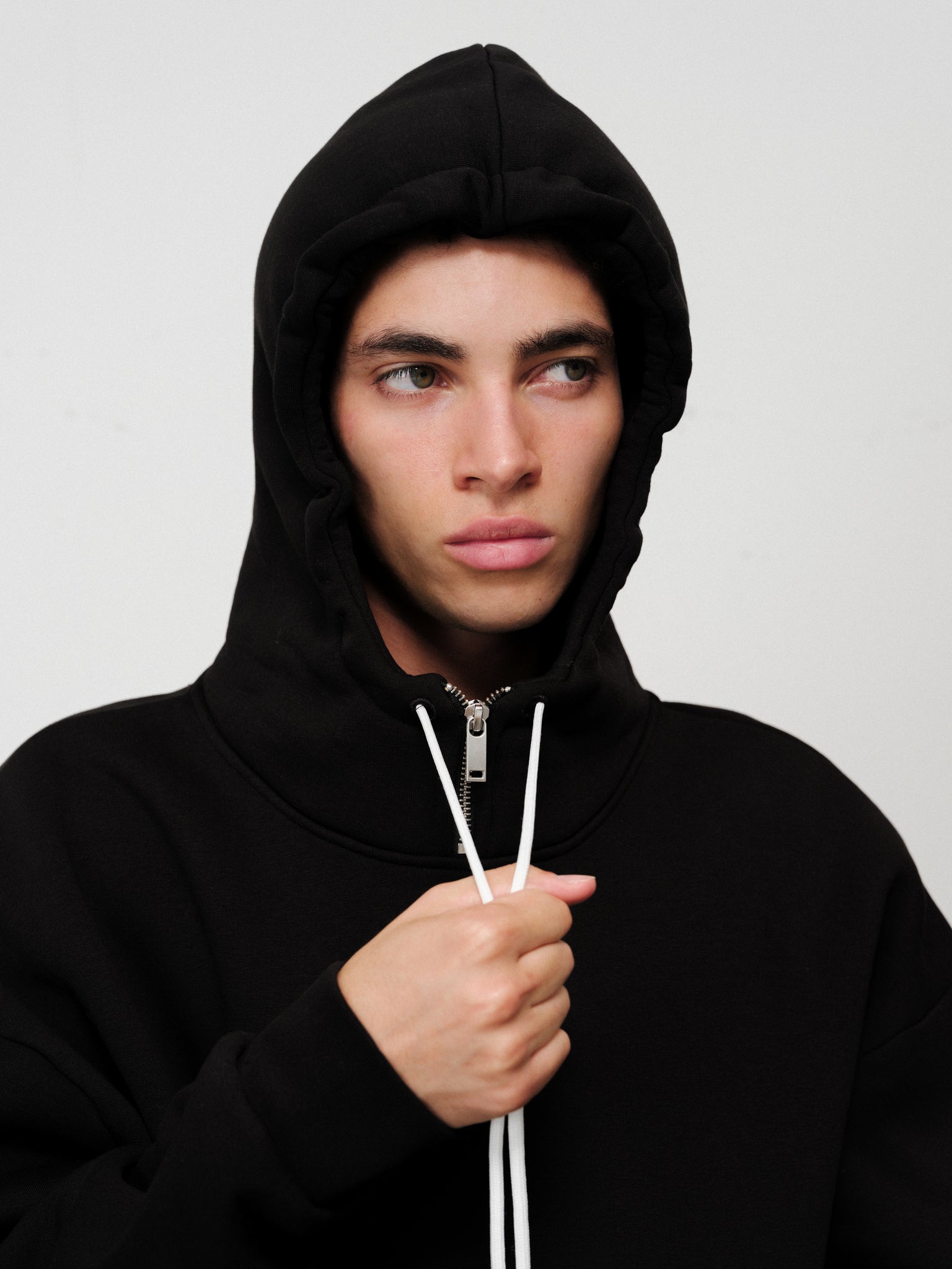 Black Cozy Tech Hoodie | Sweats Collective