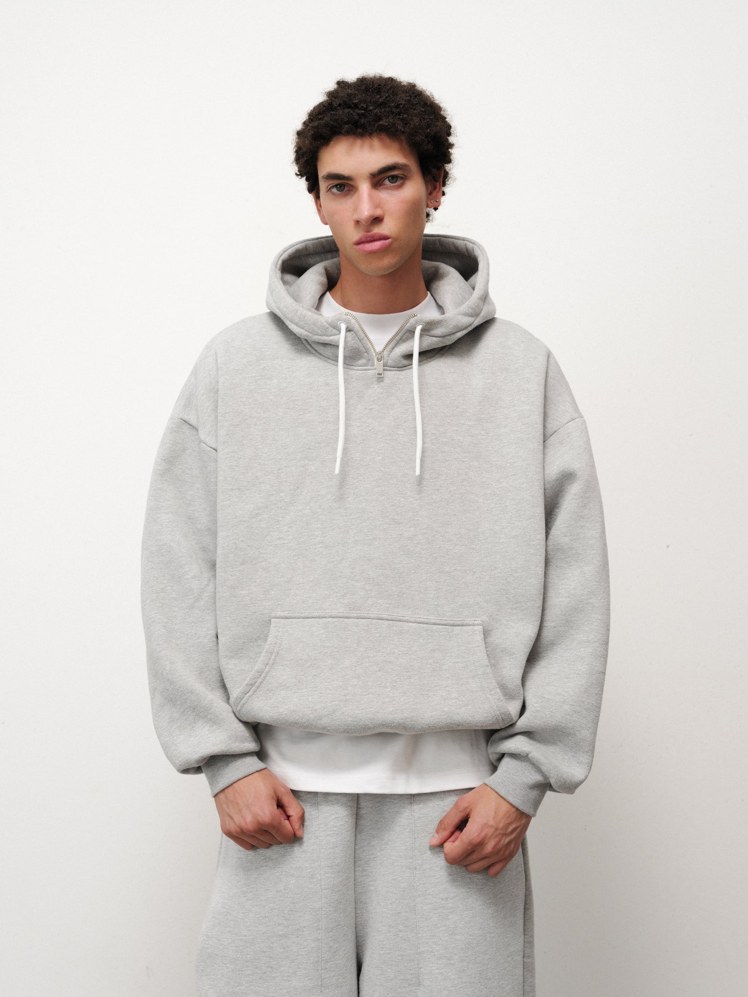 Grey Cozy Tech Hoodie | Sweats Collective