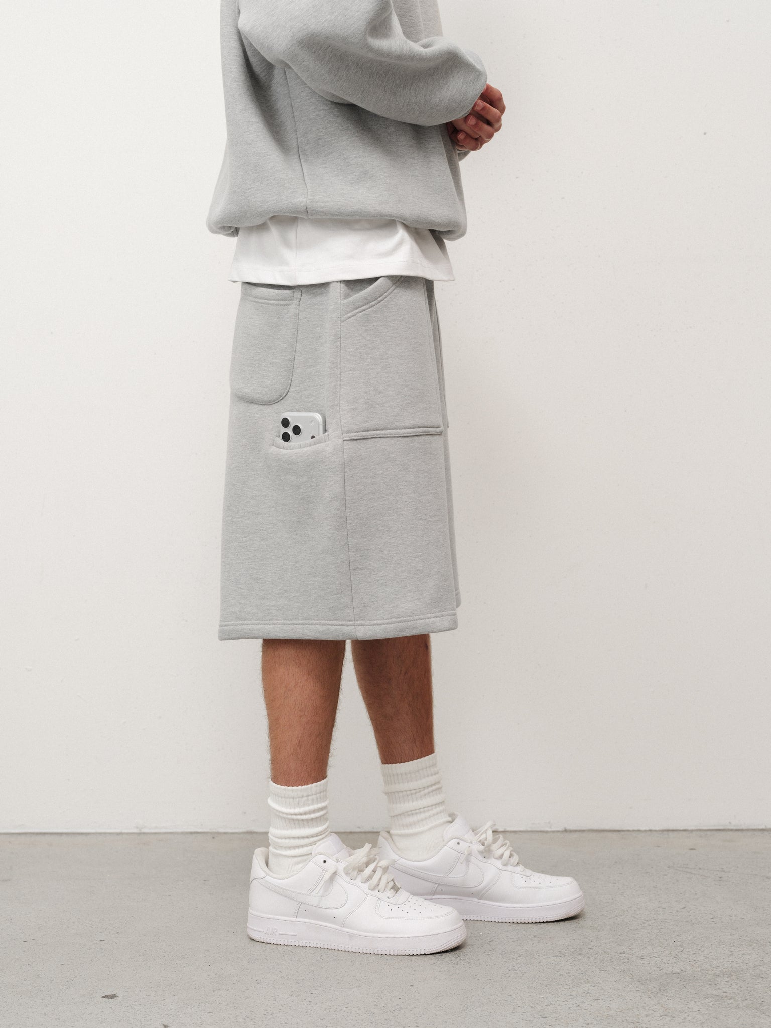 COZY SHORTS - GREY
