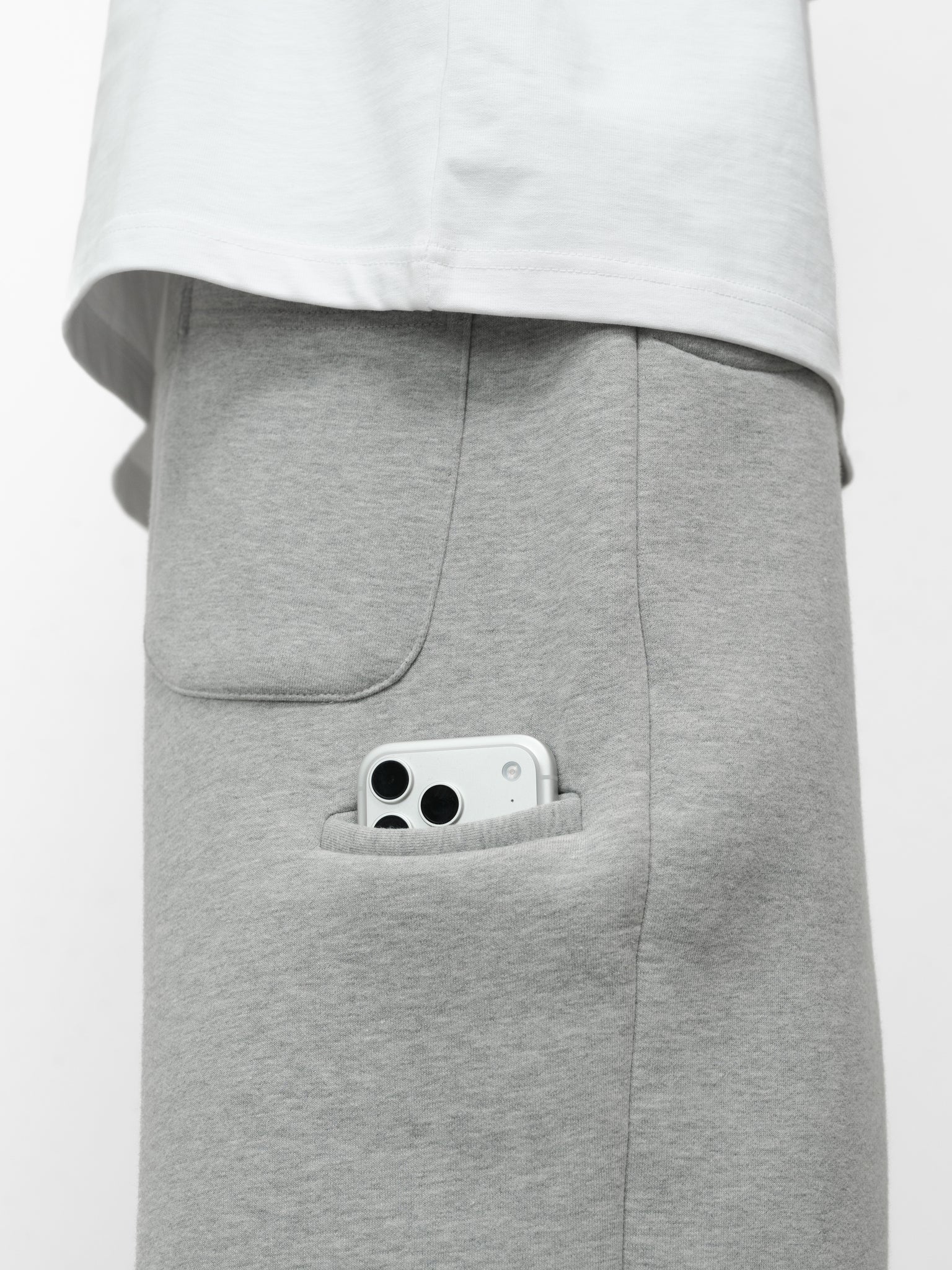 COZY STRAIGHT LEG SWEATS - GREY