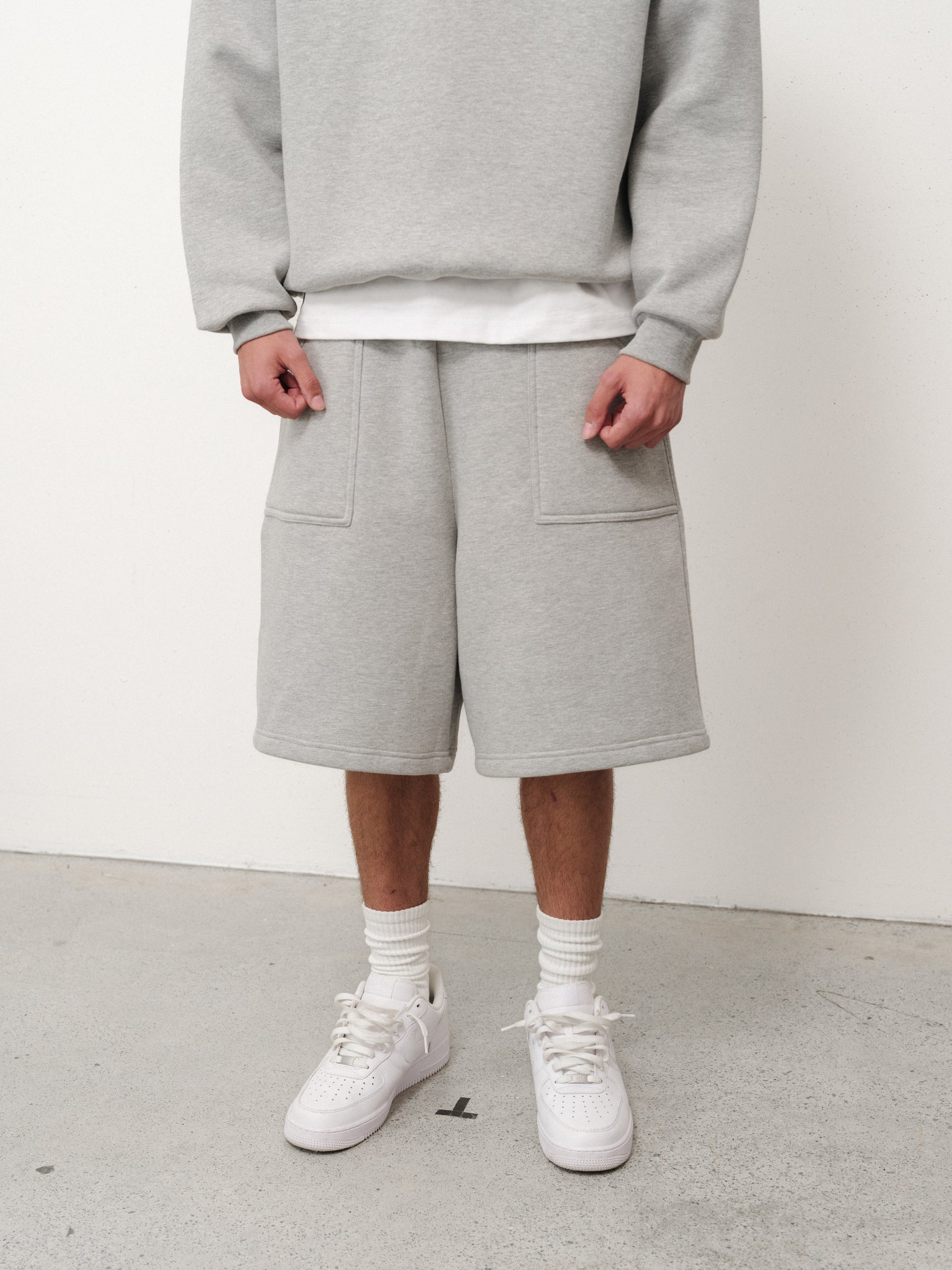 COZY SHORTS - GREY