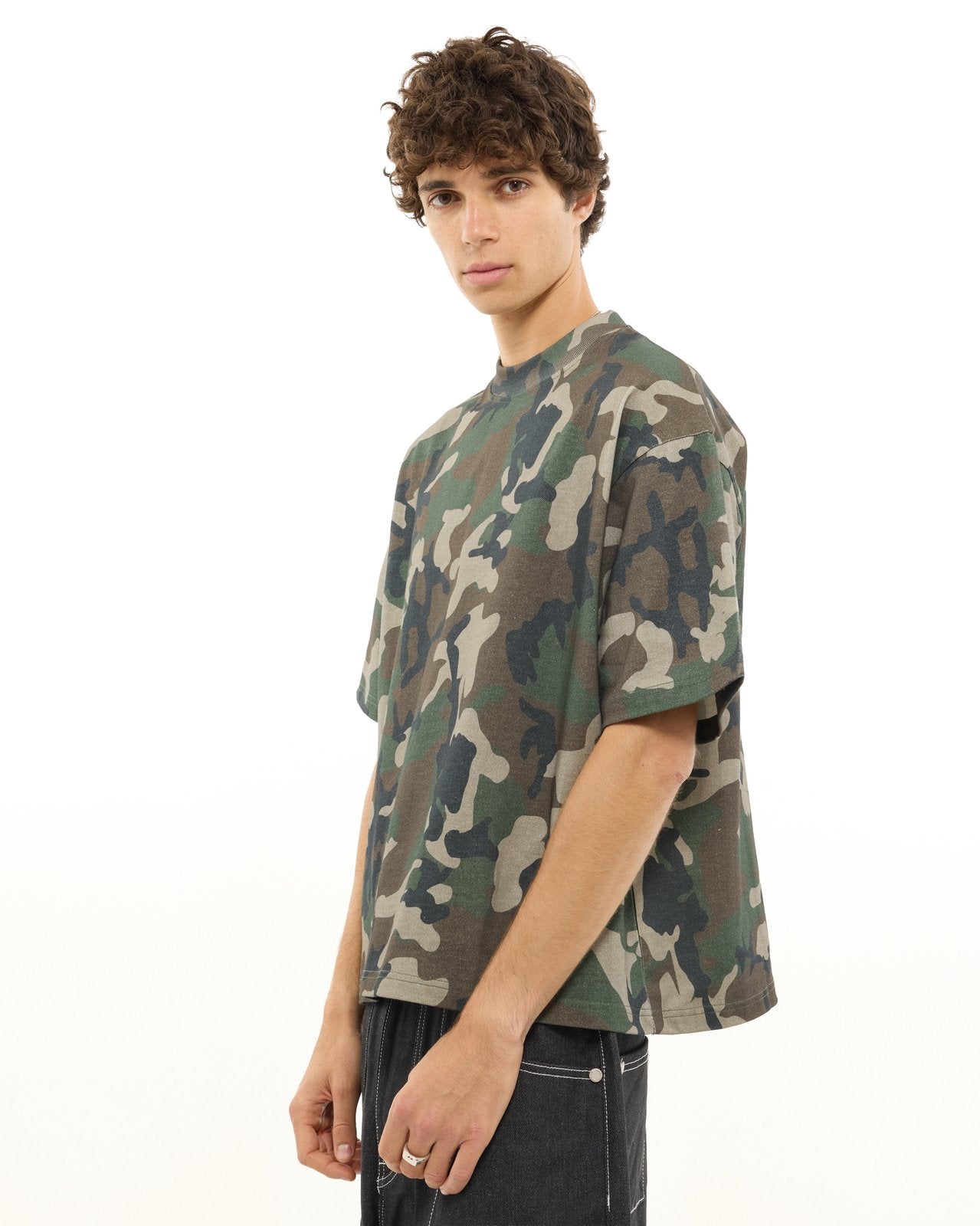 SIGNATURE BLANK T-SHIRT - CAMO - SWEATS EU