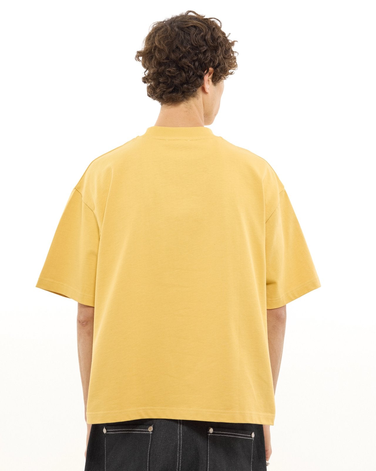 SIGNATURE BLANK T-SHIRT - YELLOW - SWEATS EU
