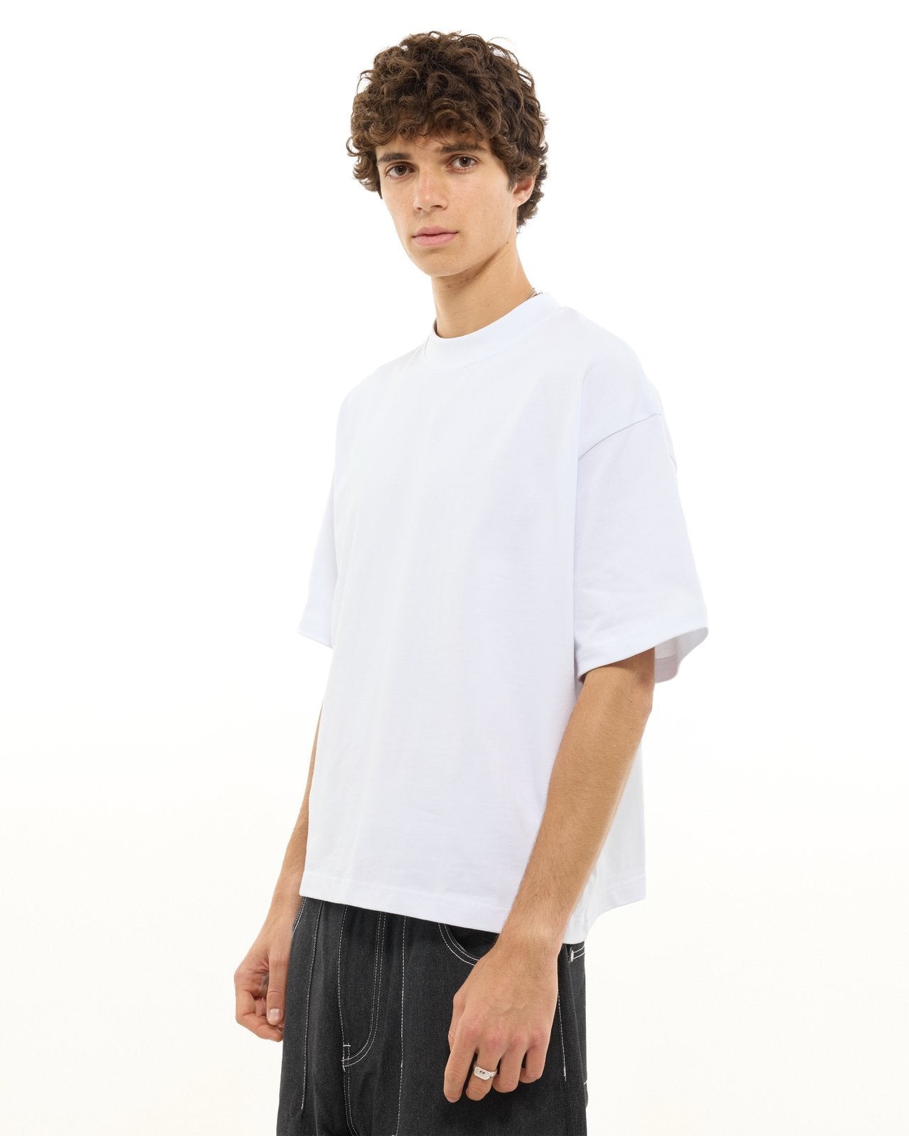 SIGNATURE BLANK T-SHIRT - PURE WHITE - SWEATS EU