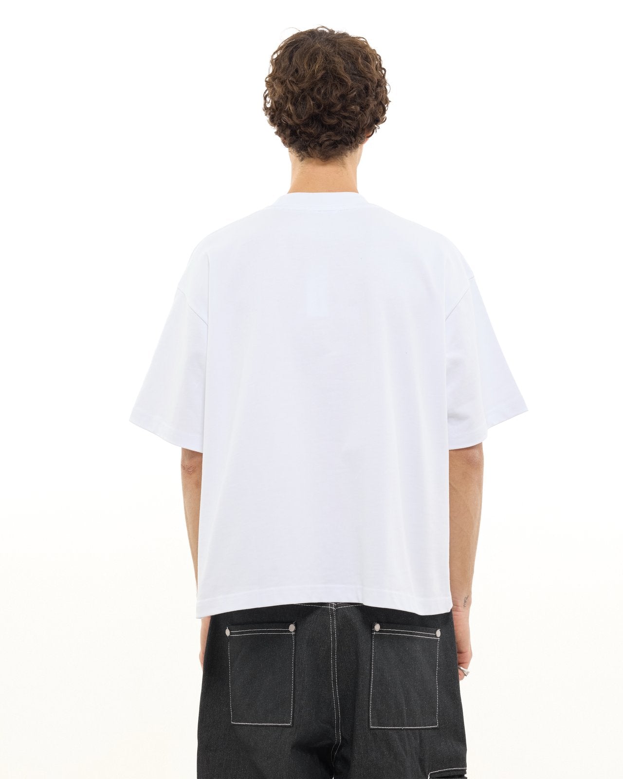 SIGNATURE BLANK T-SHIRT - PURE WHITE - SWEATS EU