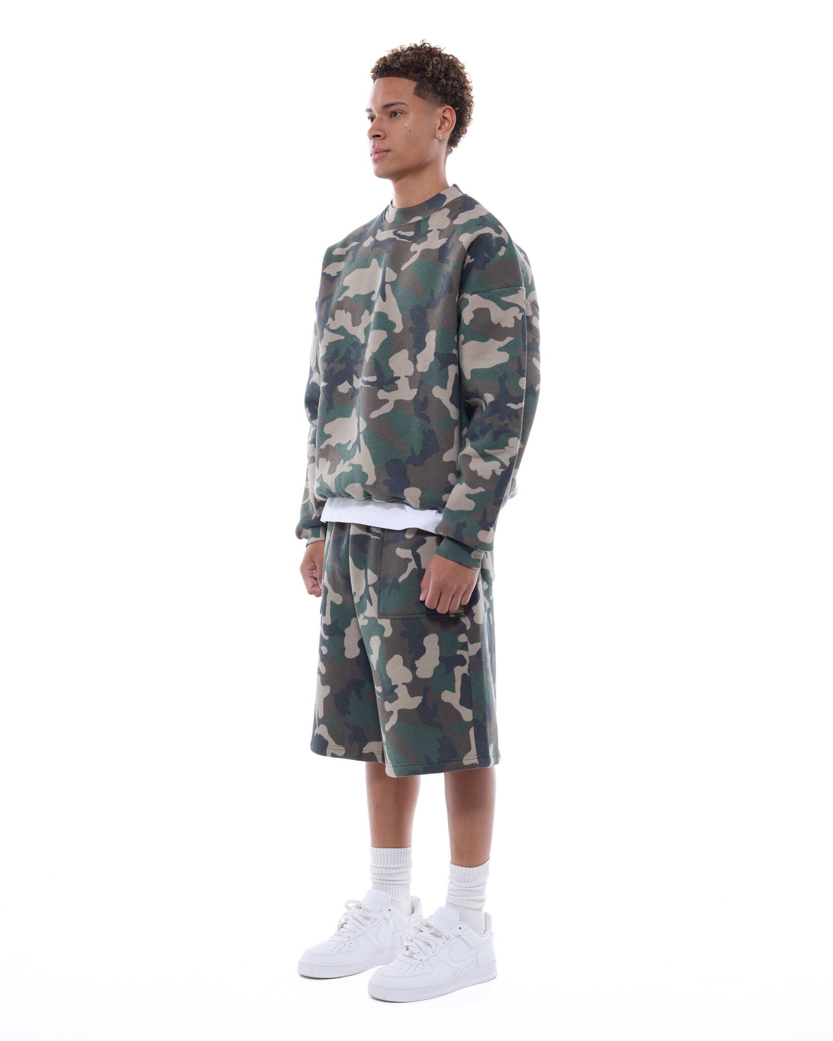 COZY SHORTS - CAMO - SWEATS EU