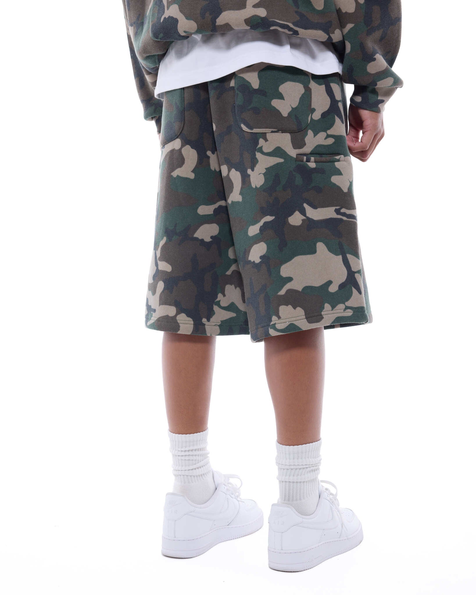 COZY SHORTS - CAMO - SWEATS EU