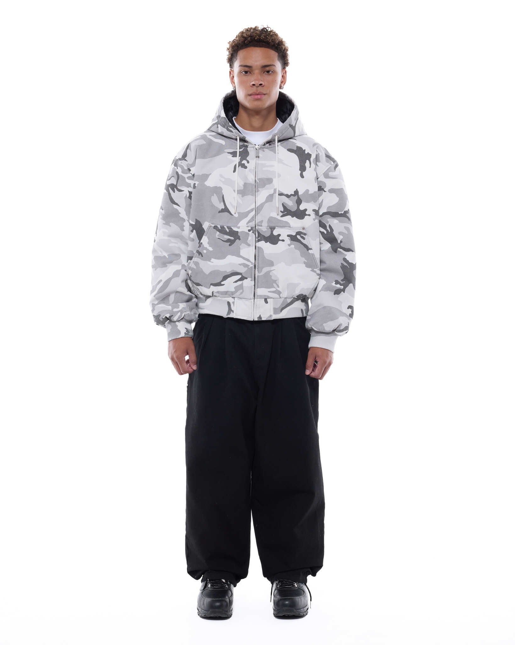 WORKWEAR HOODIE - SNOW CAMO - SWEATS EU
