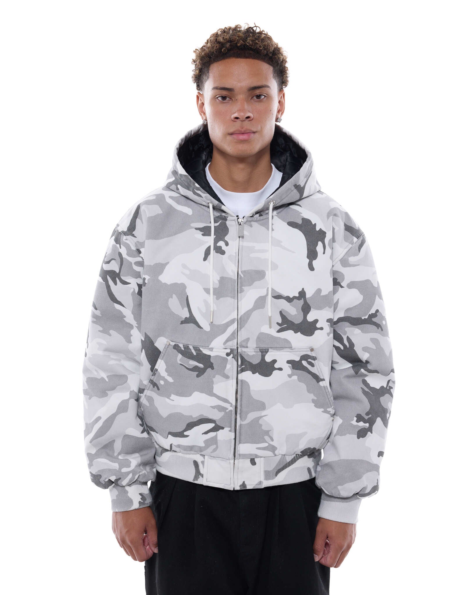 WORKWEAR HOODIE - SNOW CAMO - SWEATS EU