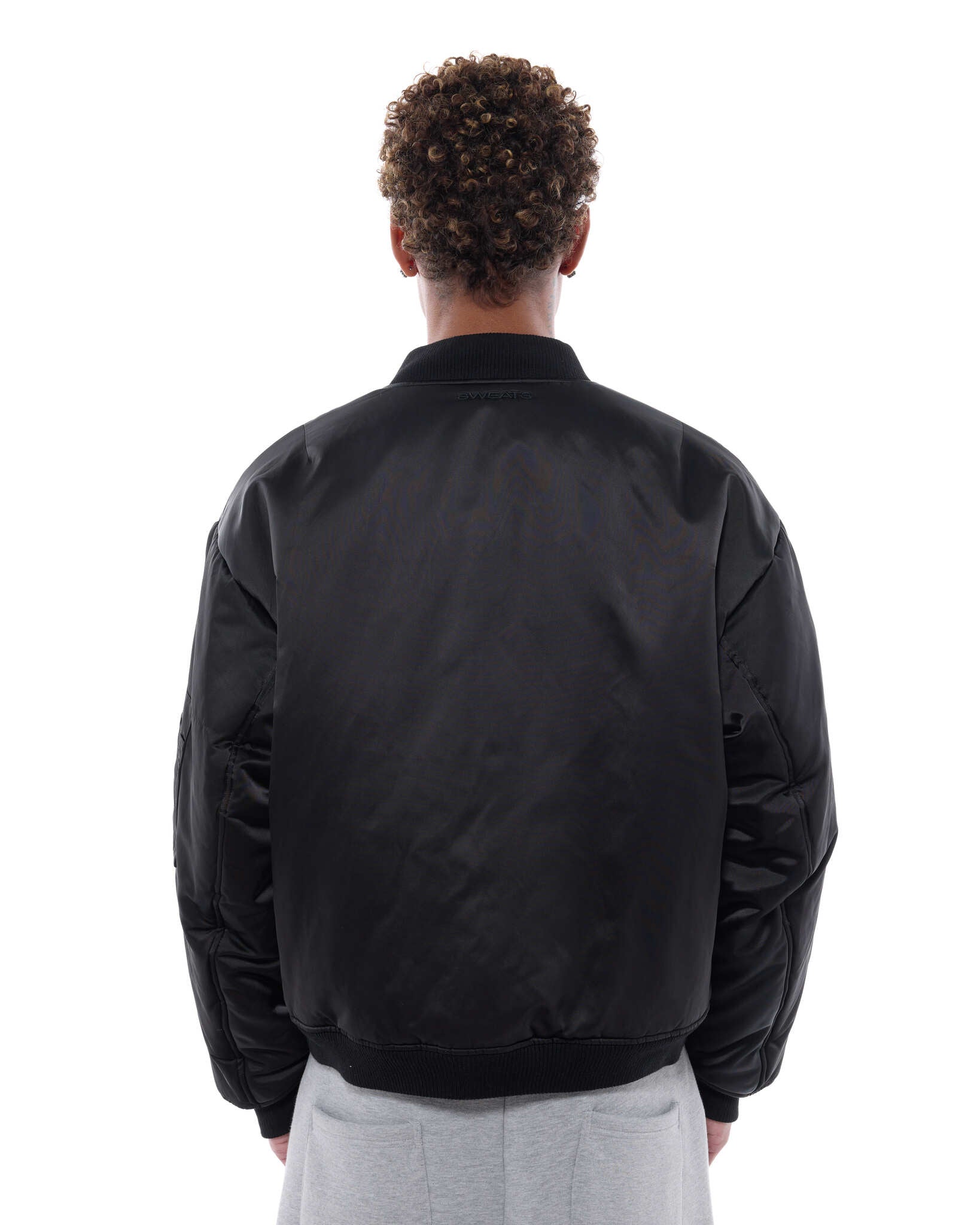 BOMBER JACKET - BLACK - SWEATS EU