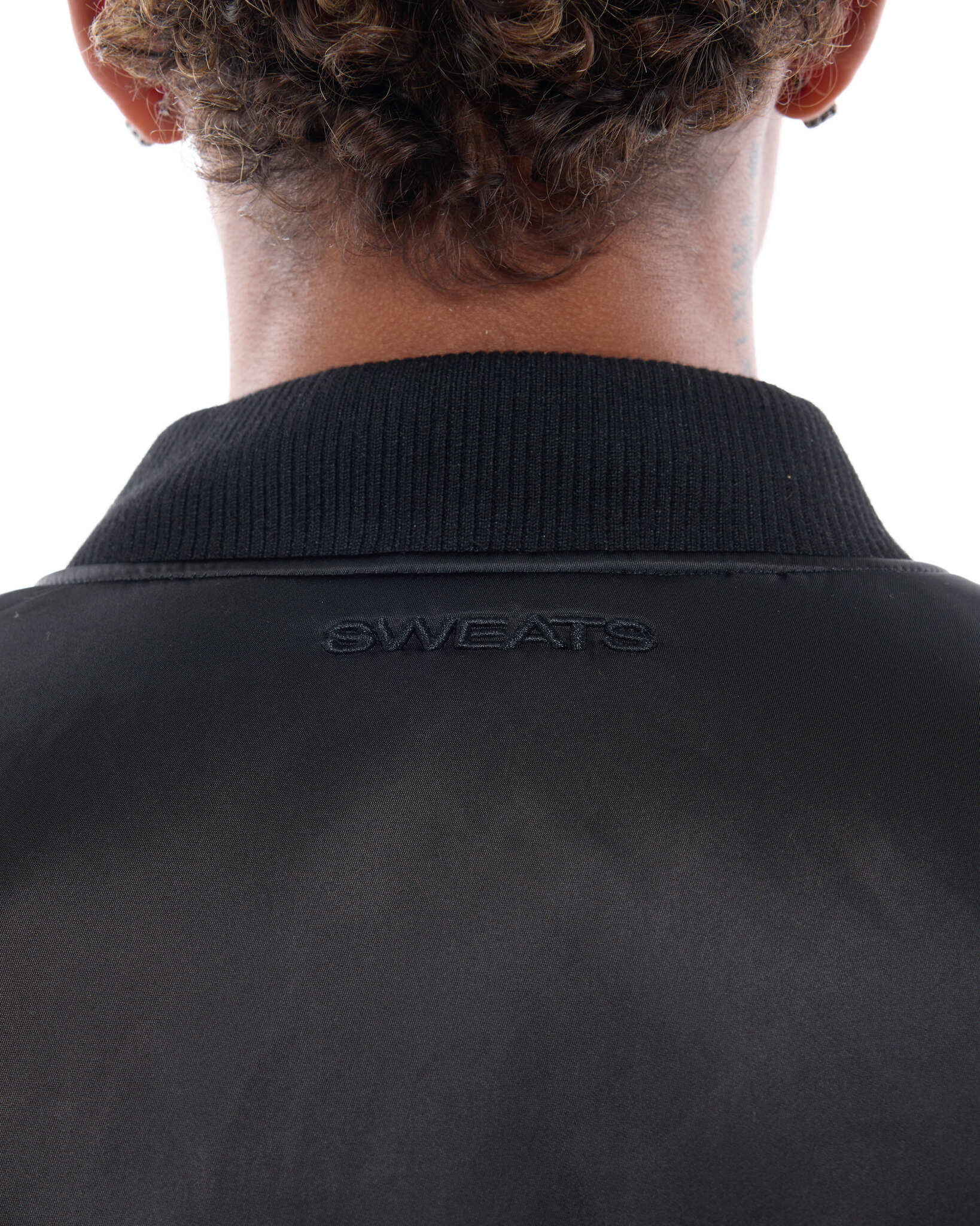 BOMBER JACKET - BLACK - SWEATS EU