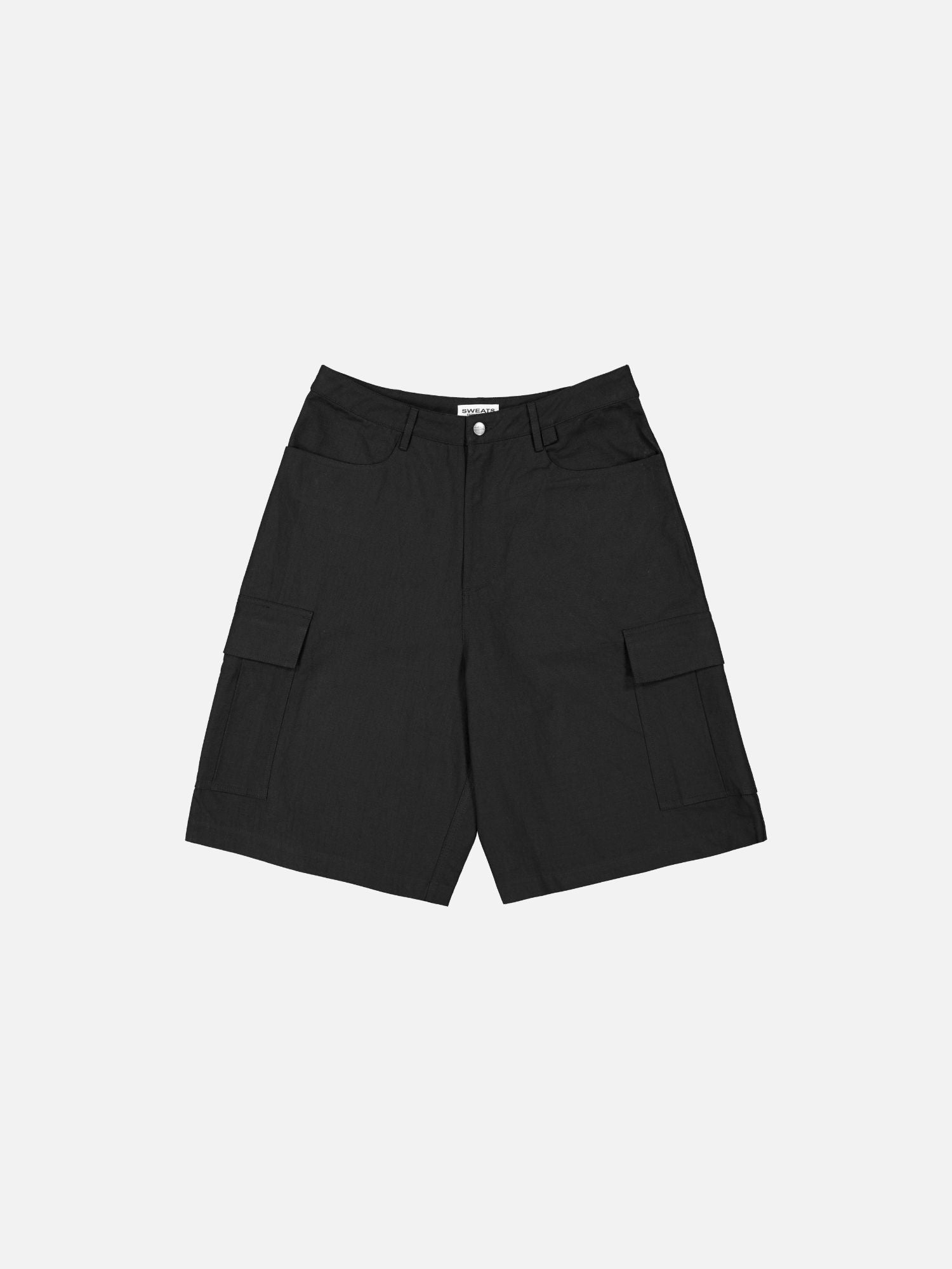 CARGO SHORT - BLACK - SWEATS EU