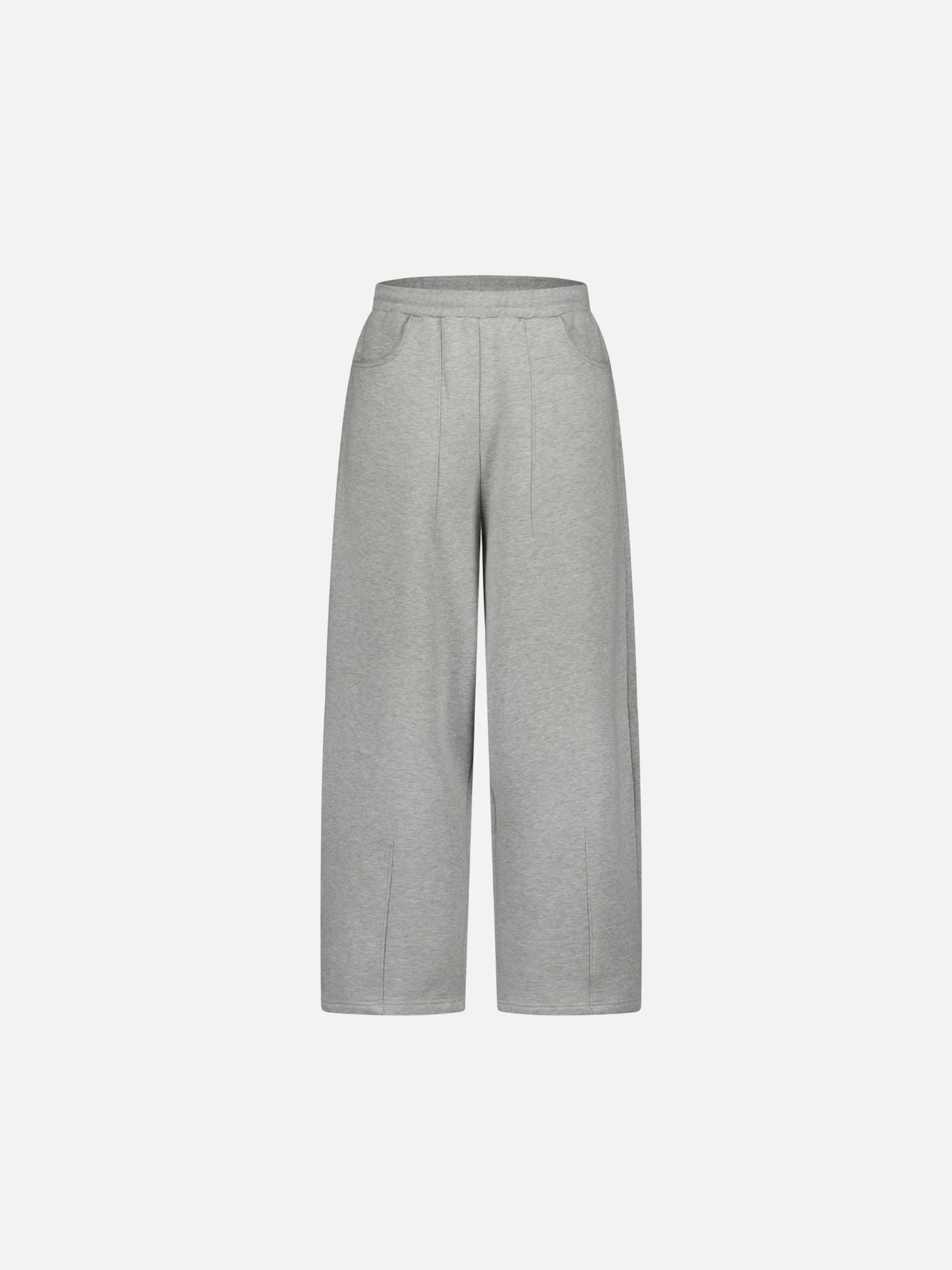 COZY STRAIGHT LEG SWEATS - GREY - SWEATS EU