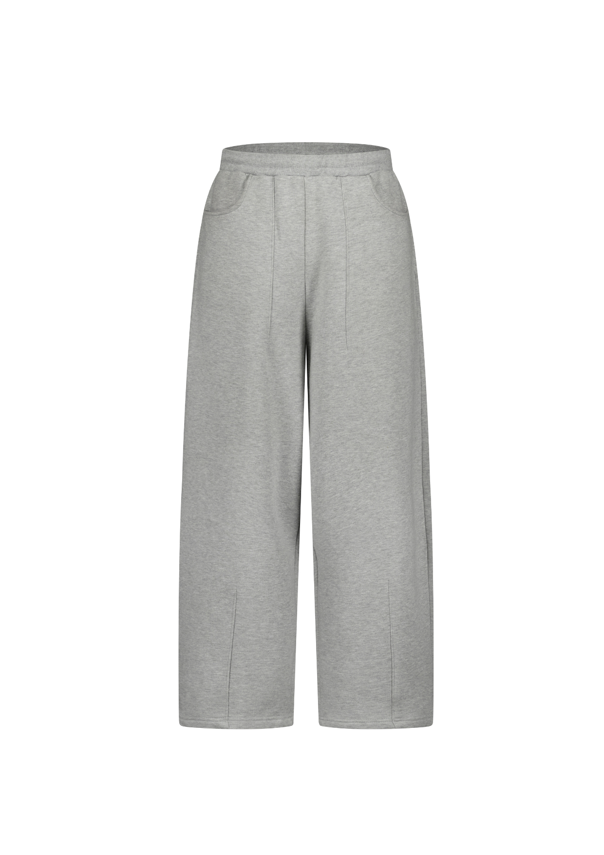 COZY STRAIGHT LEG SWEATS - GREY - SWEATS EU
