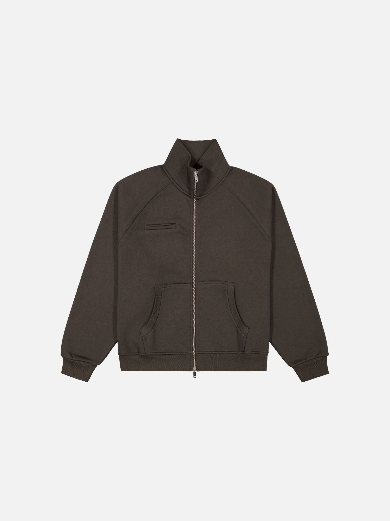 COZY TRACK JACKET - COFFEE - SWEATS EU