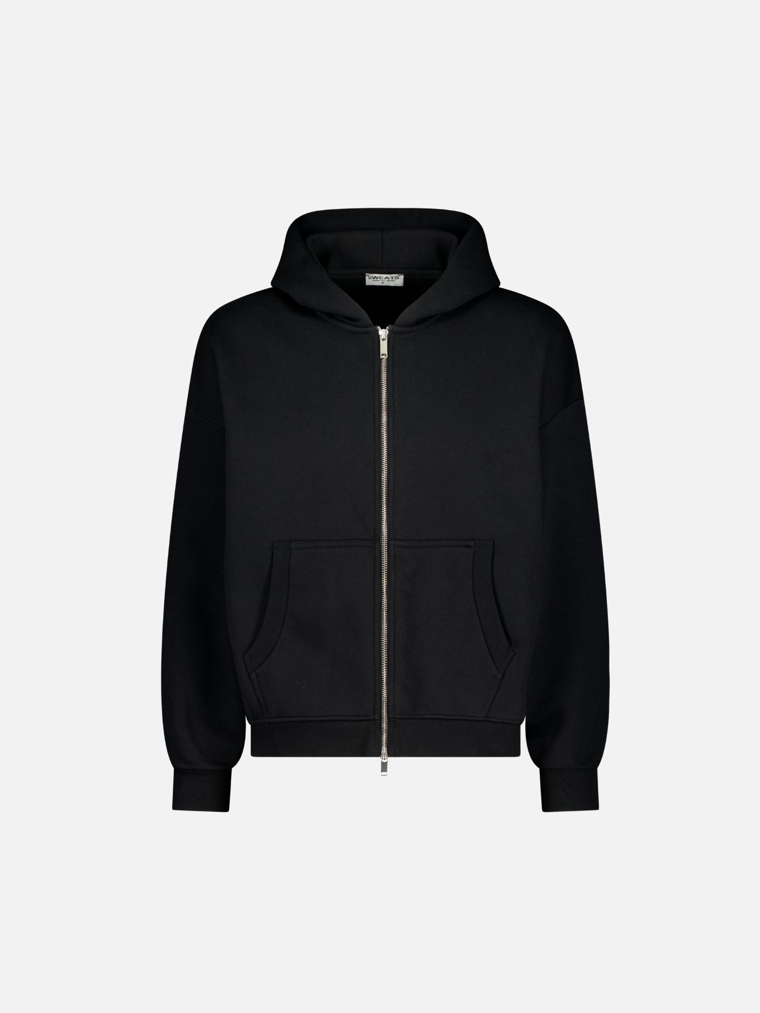 COZY ZIP UP - BLACK - SWEATS EU