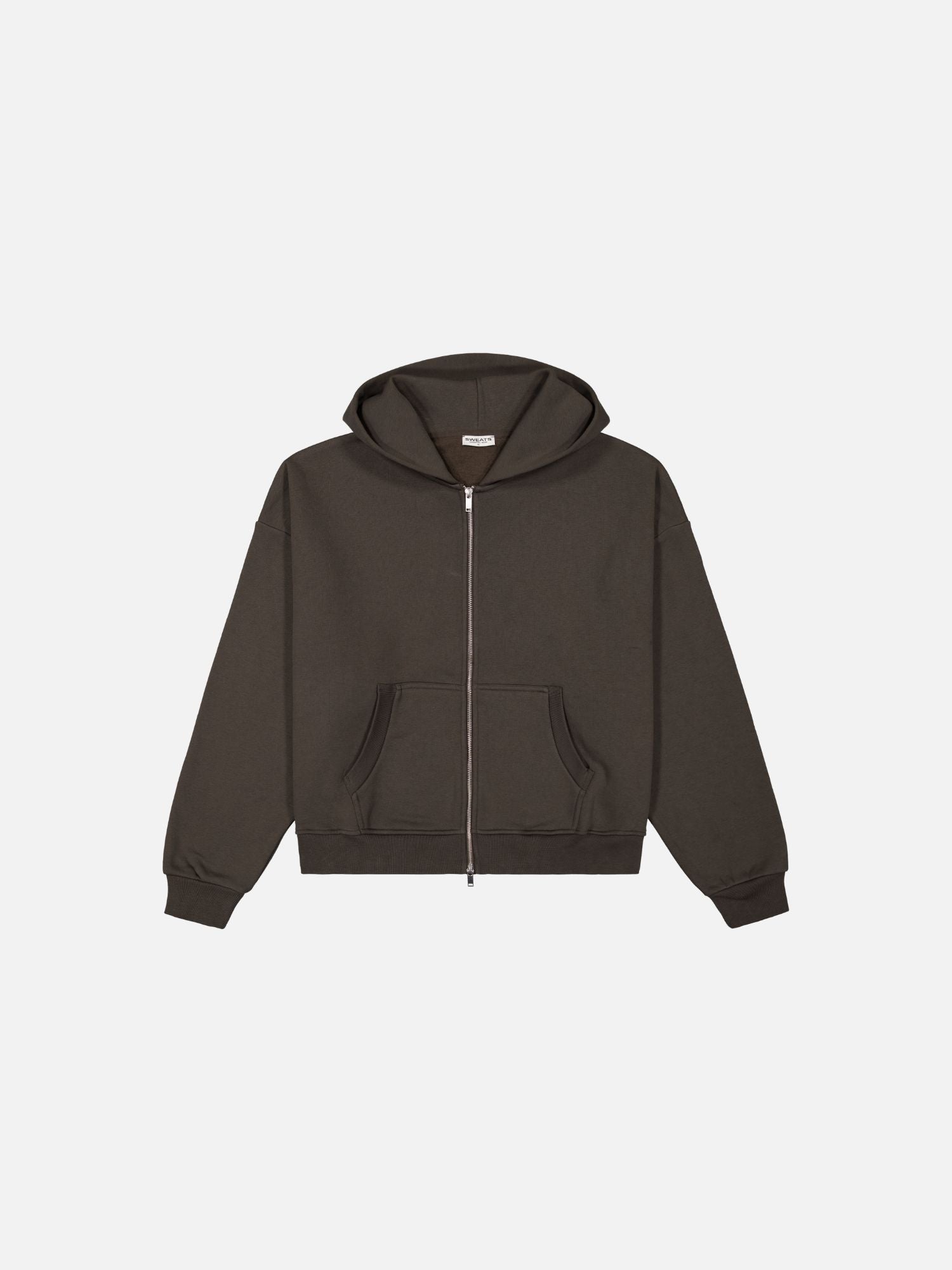 COZY ZIP UP - COFFEE - SWEATS EU
