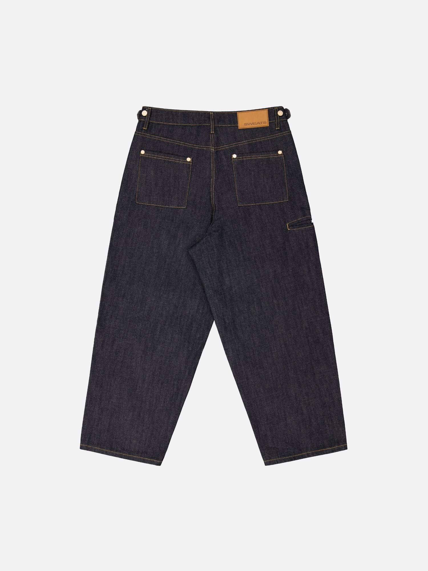 DENIM BAGGY JEANS - INDIGO - SWEATS EU