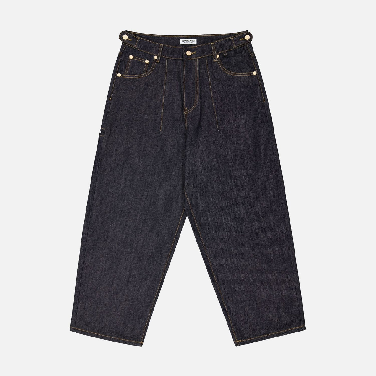 DENIM BAGGY JEANS - INDIGO