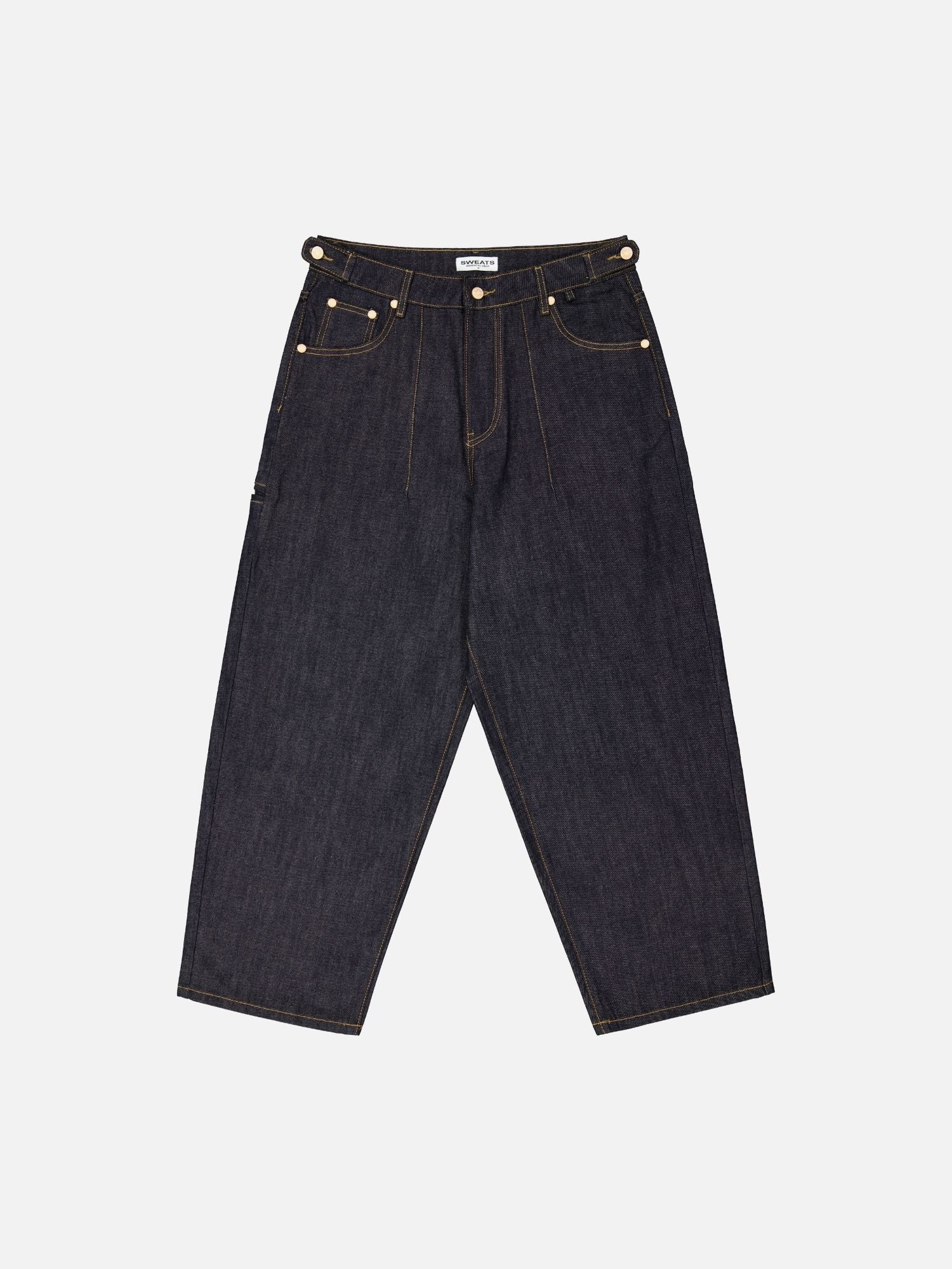 DENIM BAGGY JEANS - INDIGO - SWEATS EU