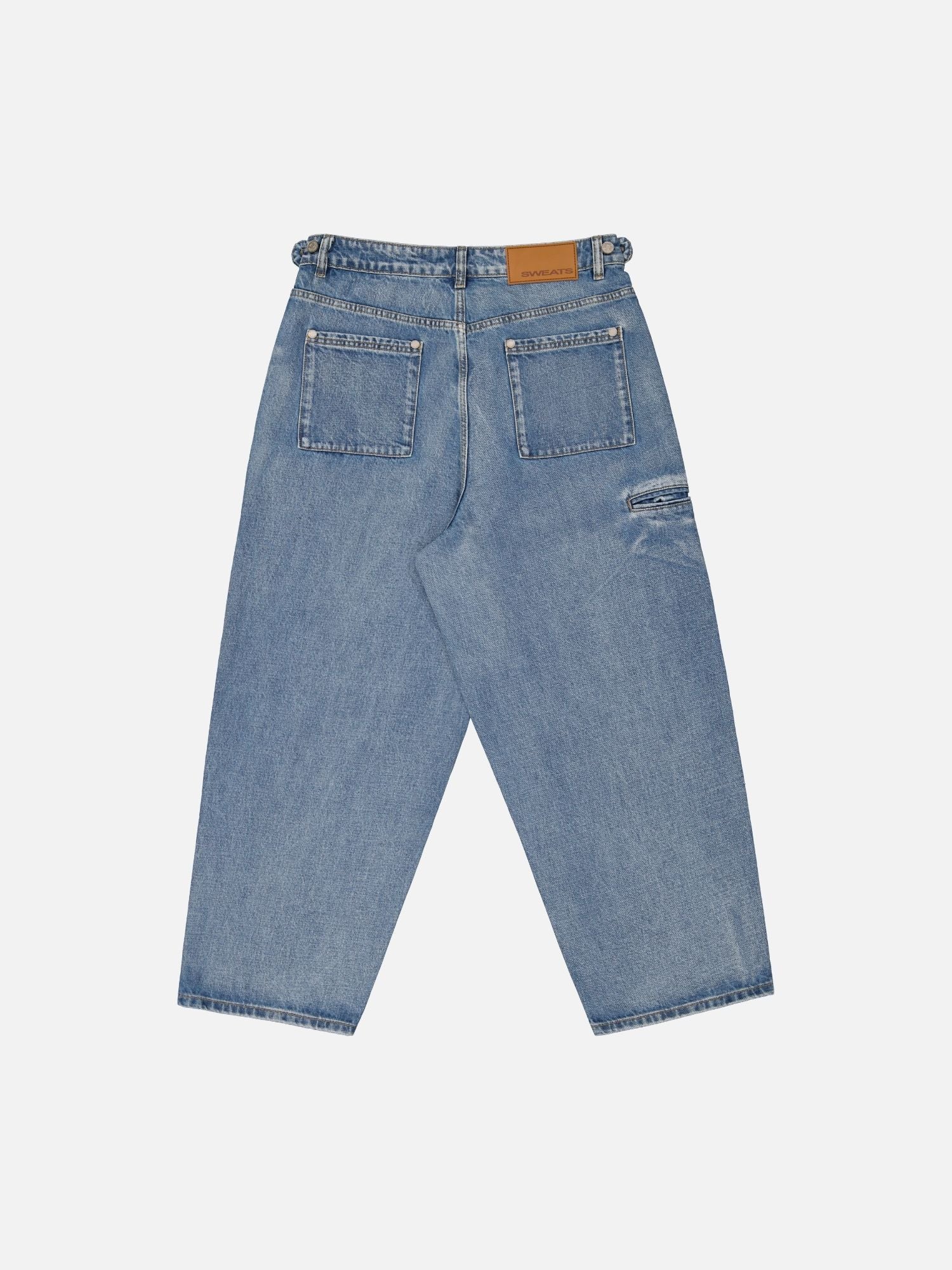 DENIM BAGGY JEANS - LIGHT BLUE - SWEATS EU