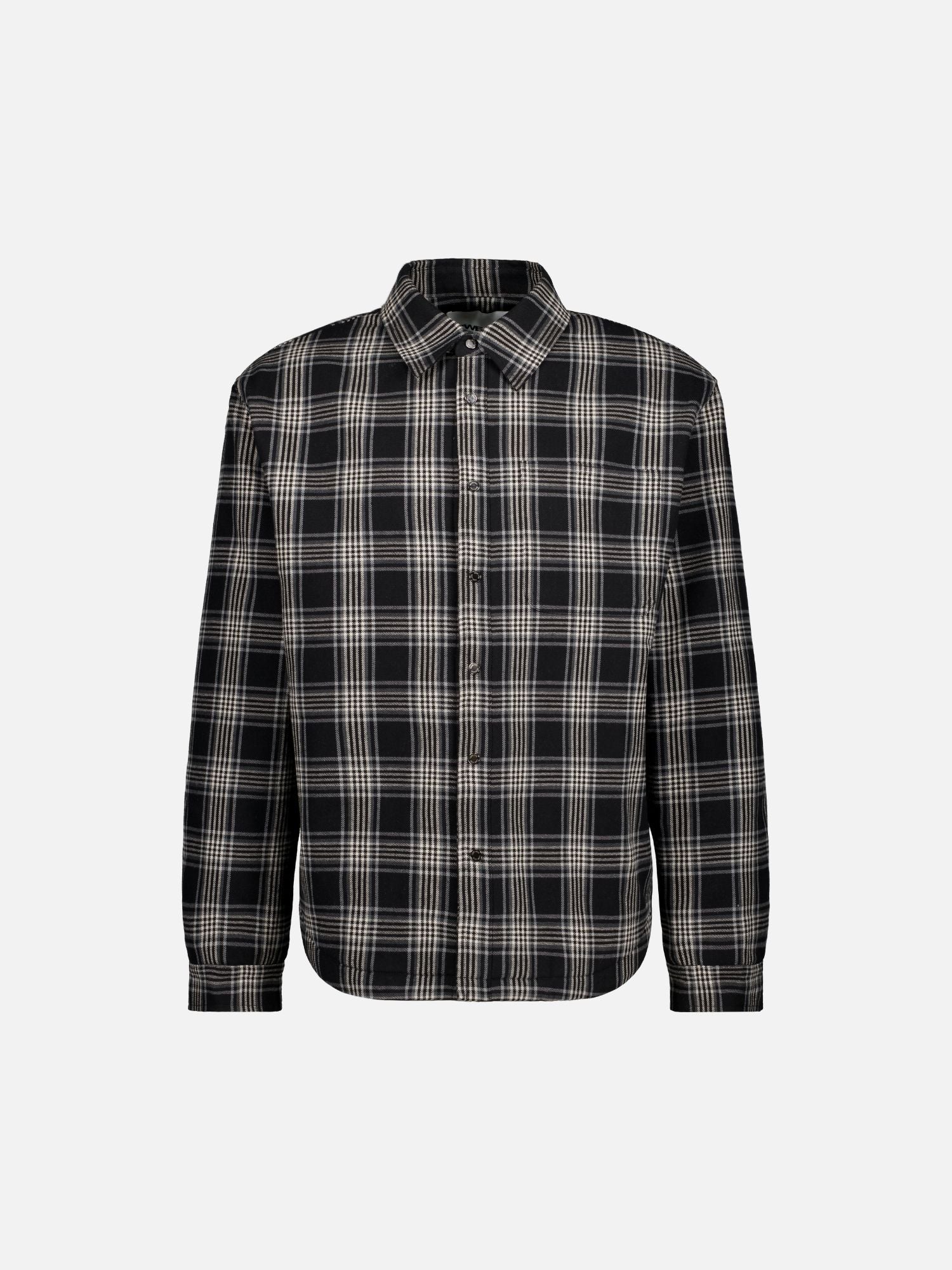 FLANNEL JACKET - BLACK - SWEATS EU